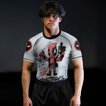 Deadpool Number 1 Dad Rash Guard