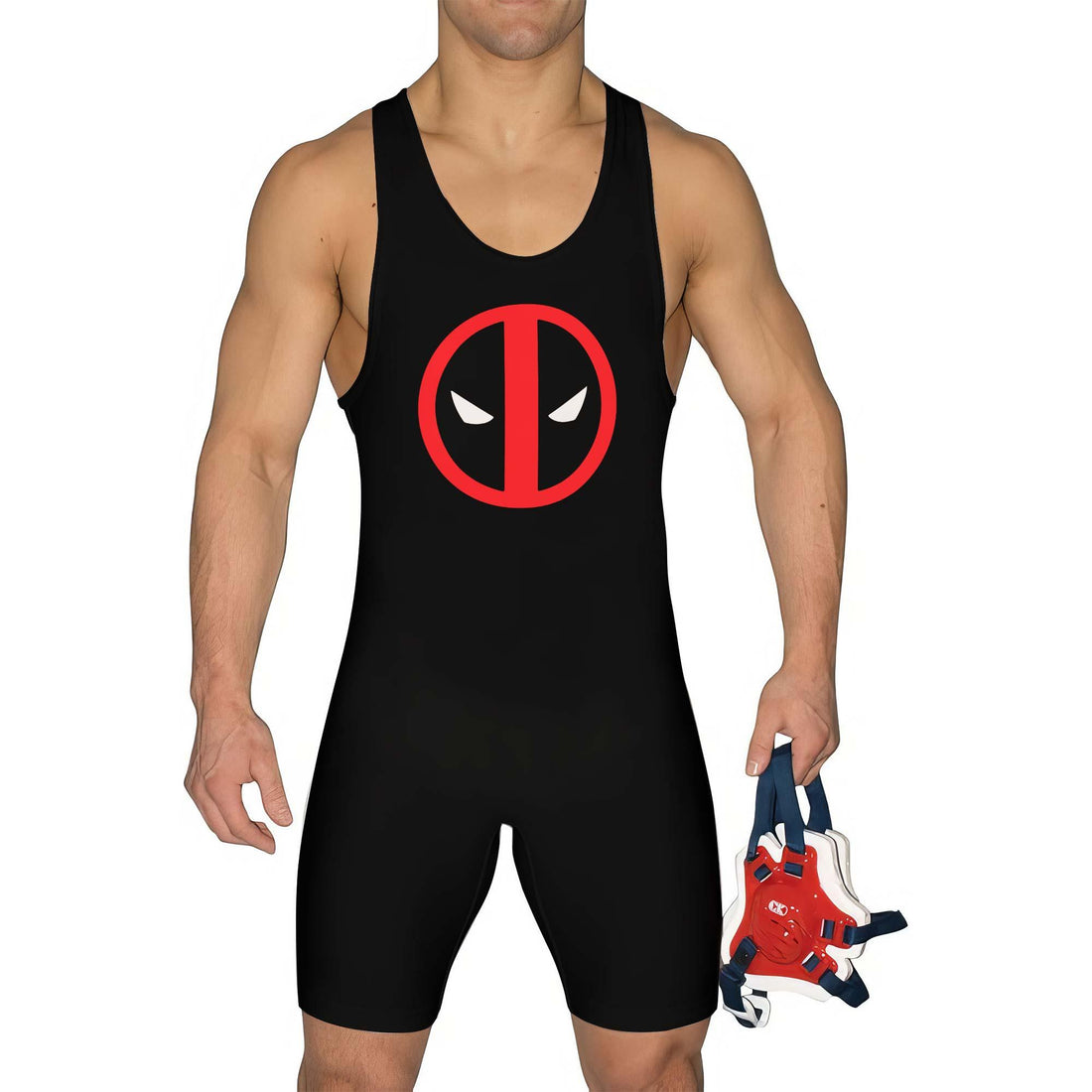 Deadpool Symbol Wrestling Singlet