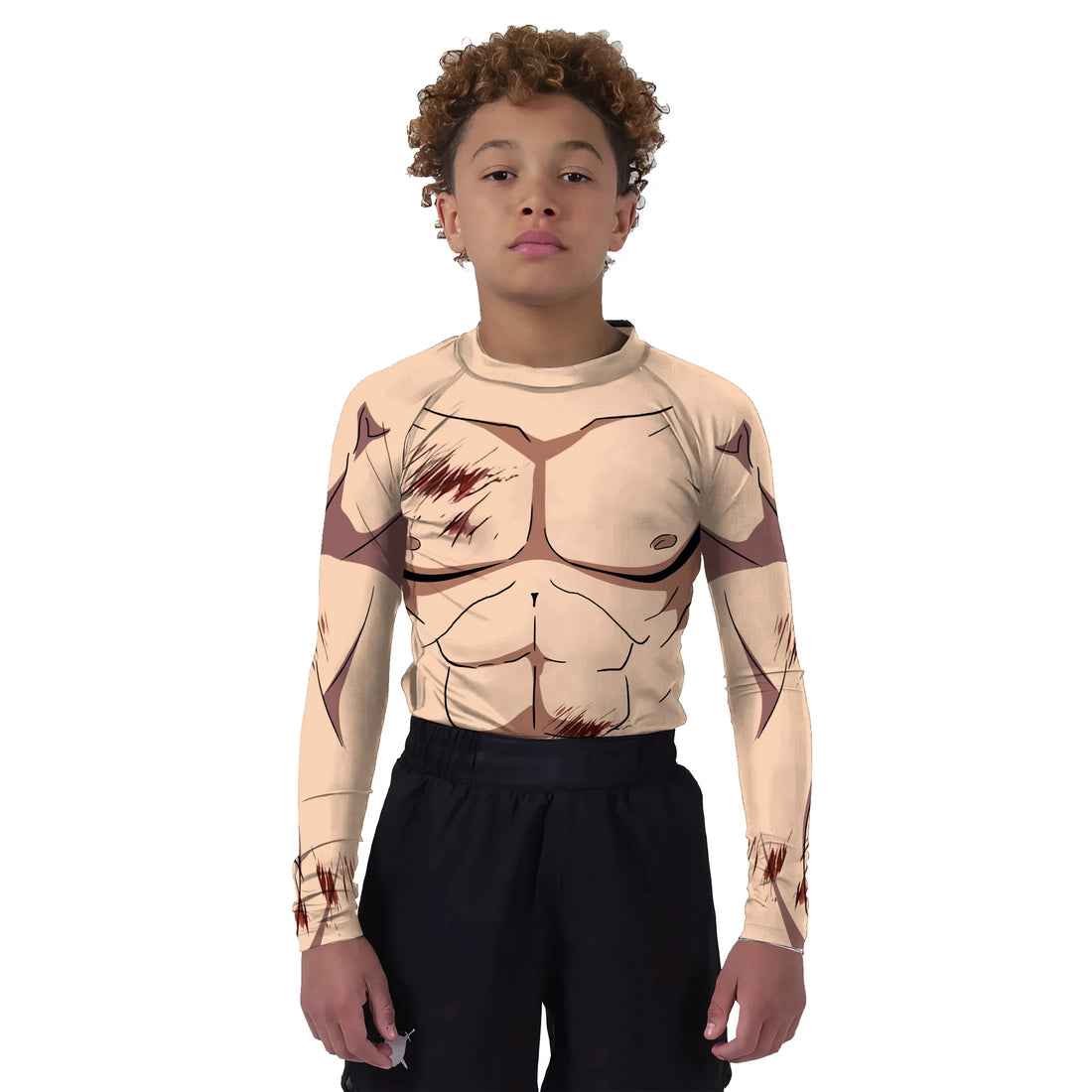 Demon Slayer Inosuke Kids Rash Guard