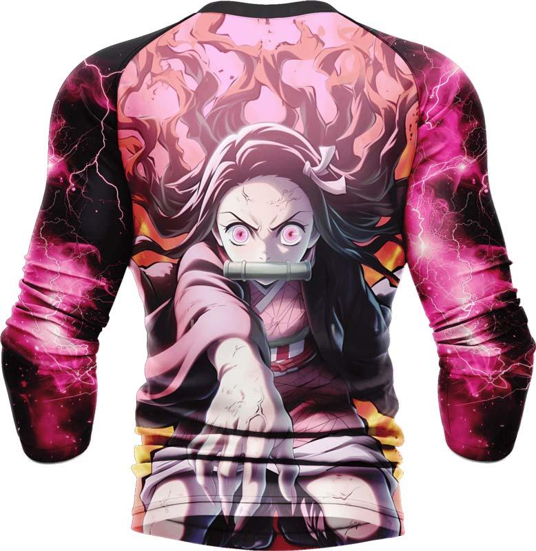 Demon Slayer Kamado Nezuko Long Sleeve Rash Guard