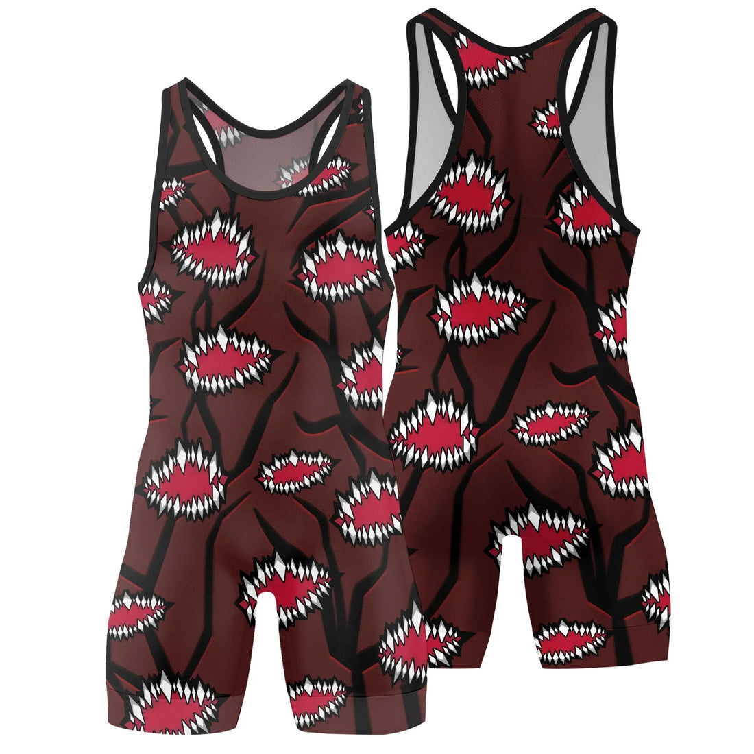 Demon Slayer Kibutsuji Muzan Wrestling Singlet