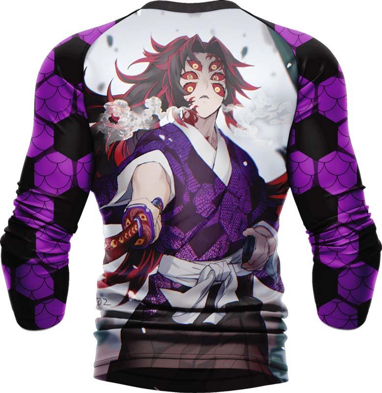 Demon Slayer Kokushibo Long Sleeve Rash Guard