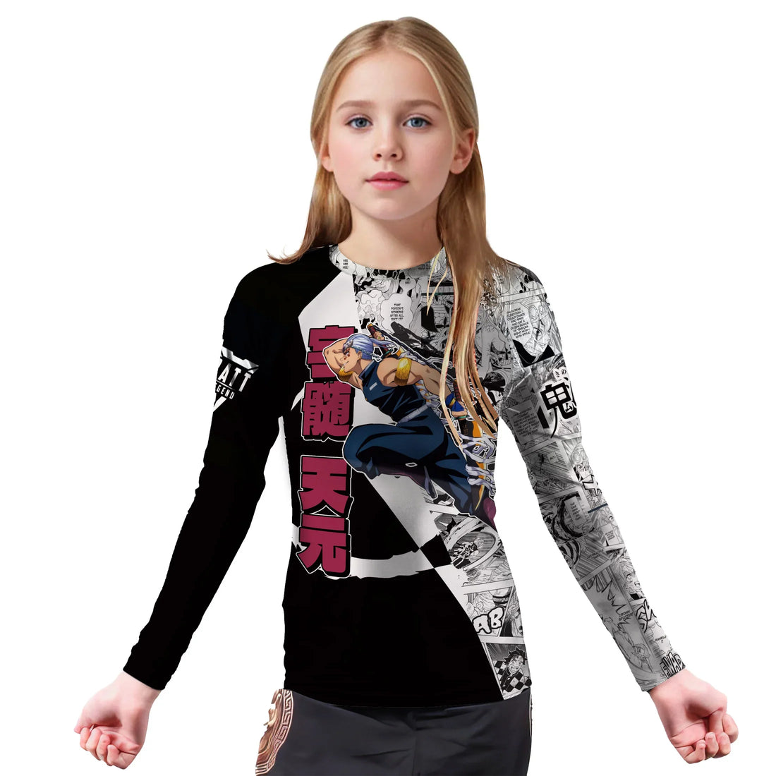 Demon Slayer Uzui Tengen Kids Rash Guard