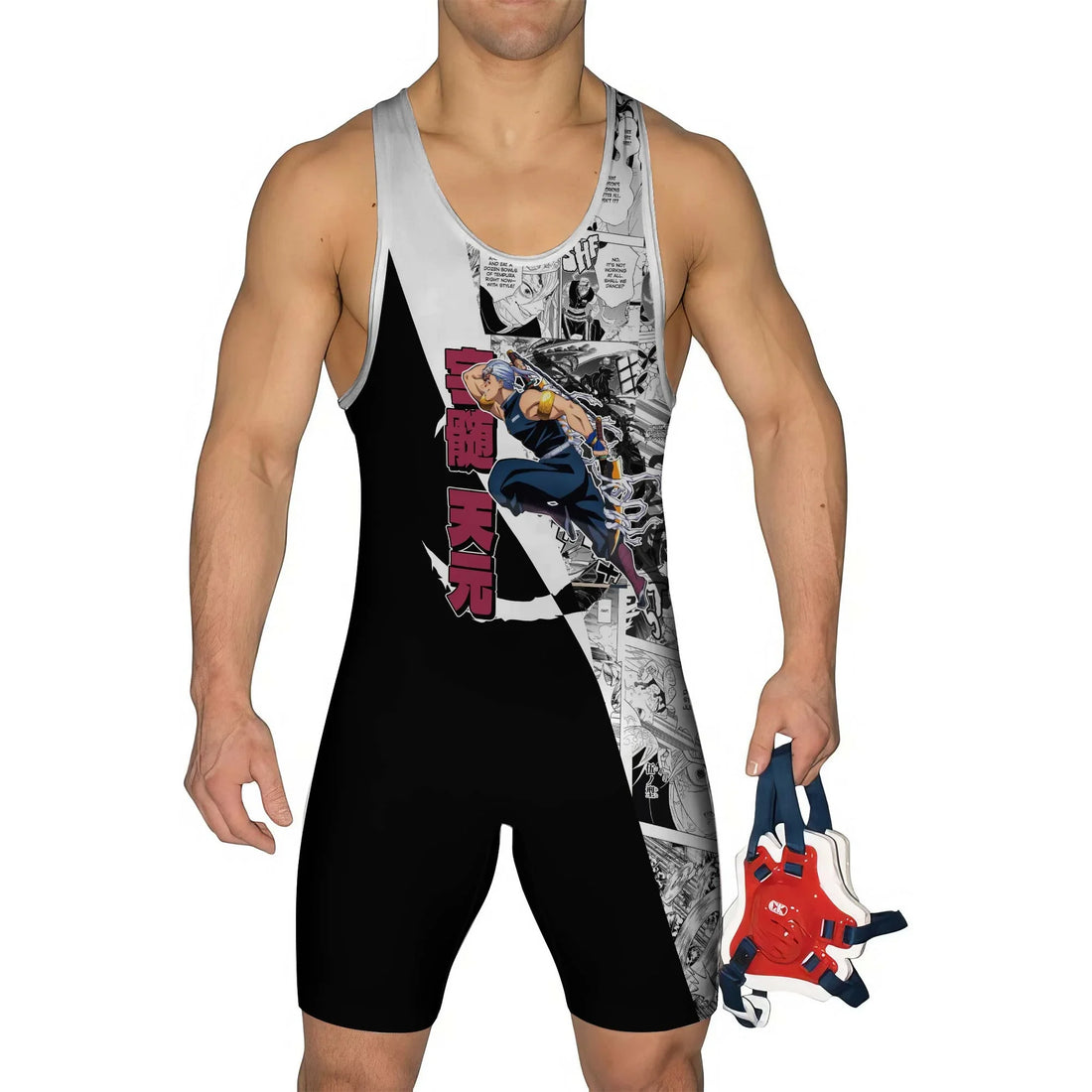 Demon Slayer Uzui Tengen Wrestling Singlet