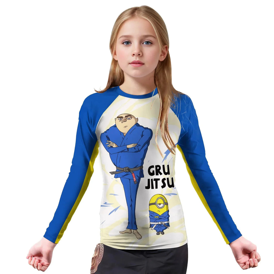Despicable Me Gru Brazilian Jiu-jitsu Kids Rash Guard