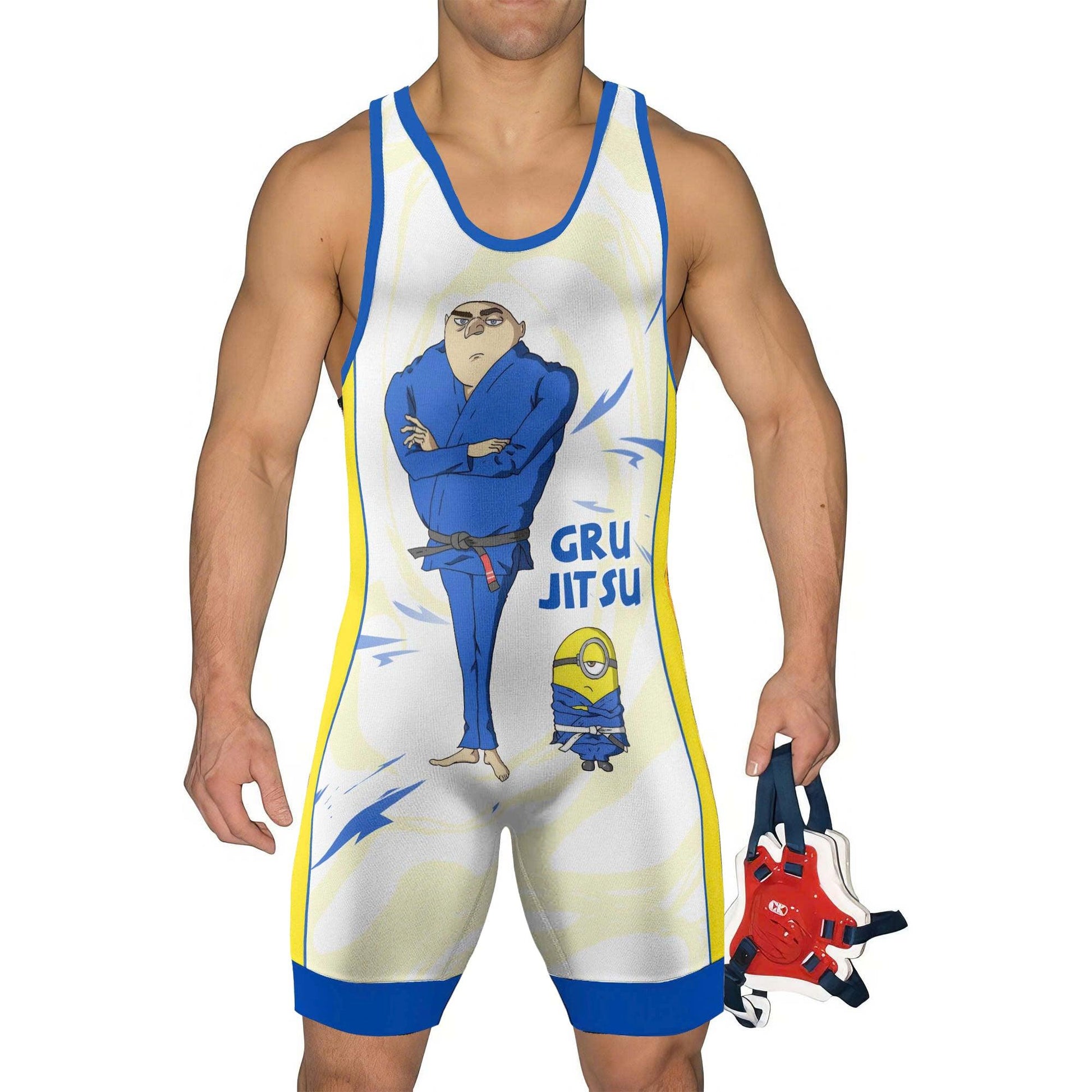 Despicable Me Gru Brazilian Jiu-jitsu Men's Wrestling Singlet