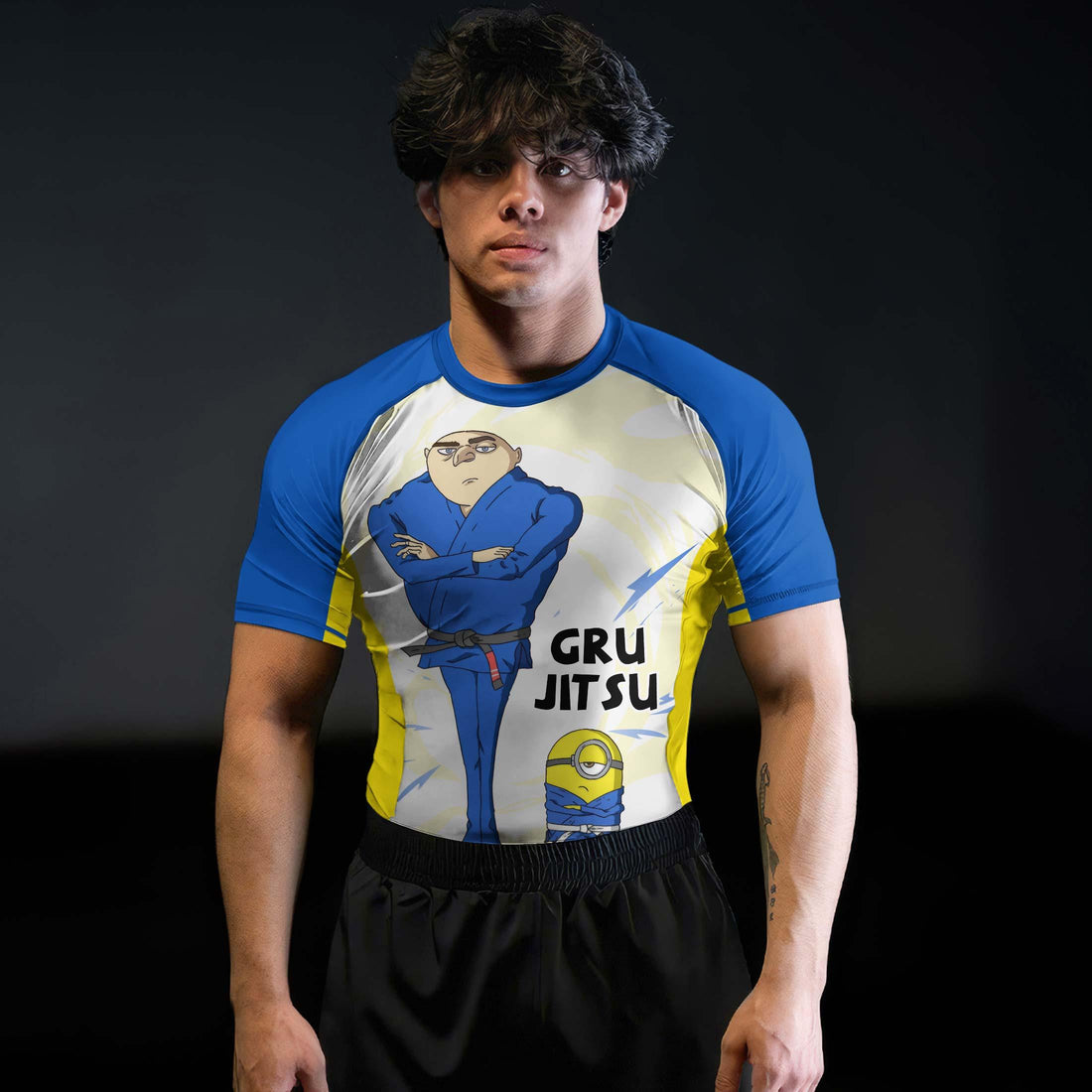 Despicable Me Gru Brazilian Jiu-jitsu Rash Guard