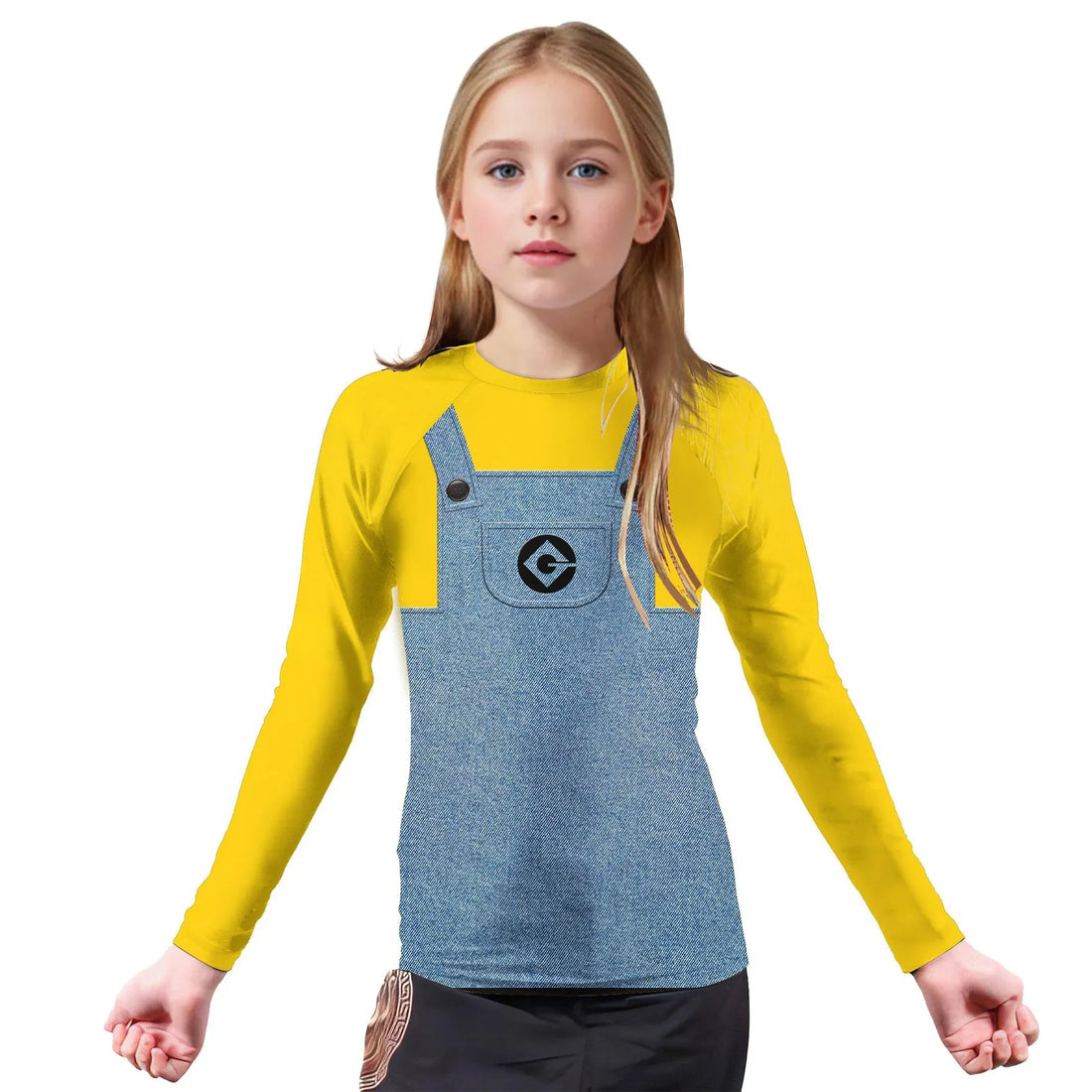 Despicable Me Minion Cosplay Kids Rash Guard