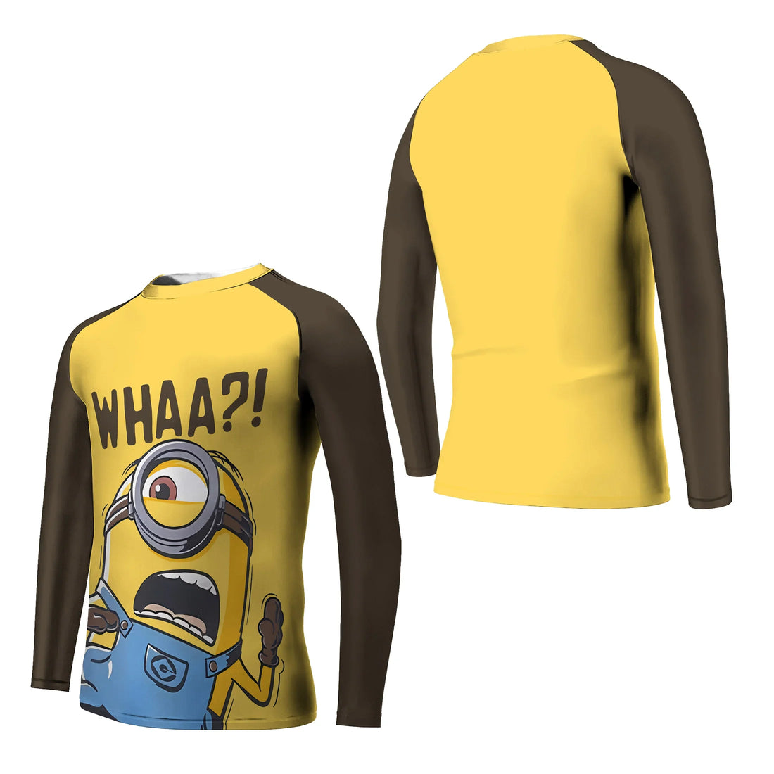 Despicable Me Minion Whaaa Kids Rash Guard