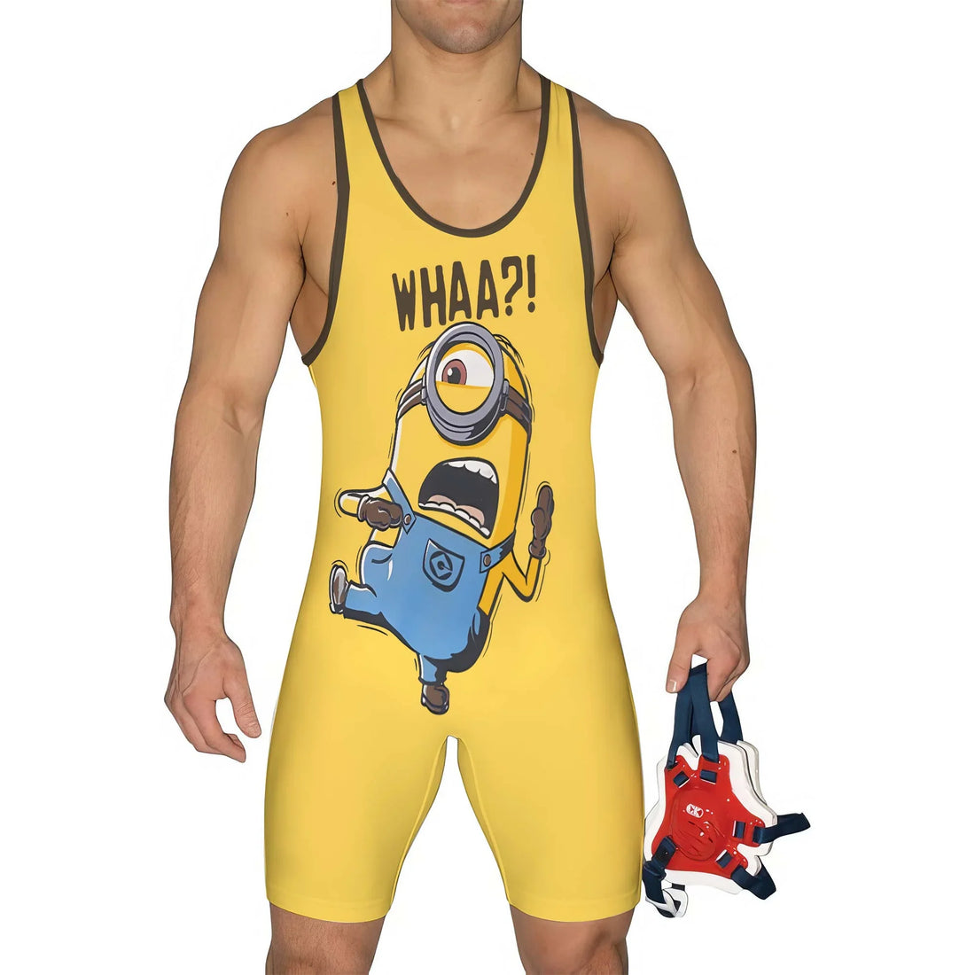 Despicable Me Minion Whaaa Wrestling Singlet
