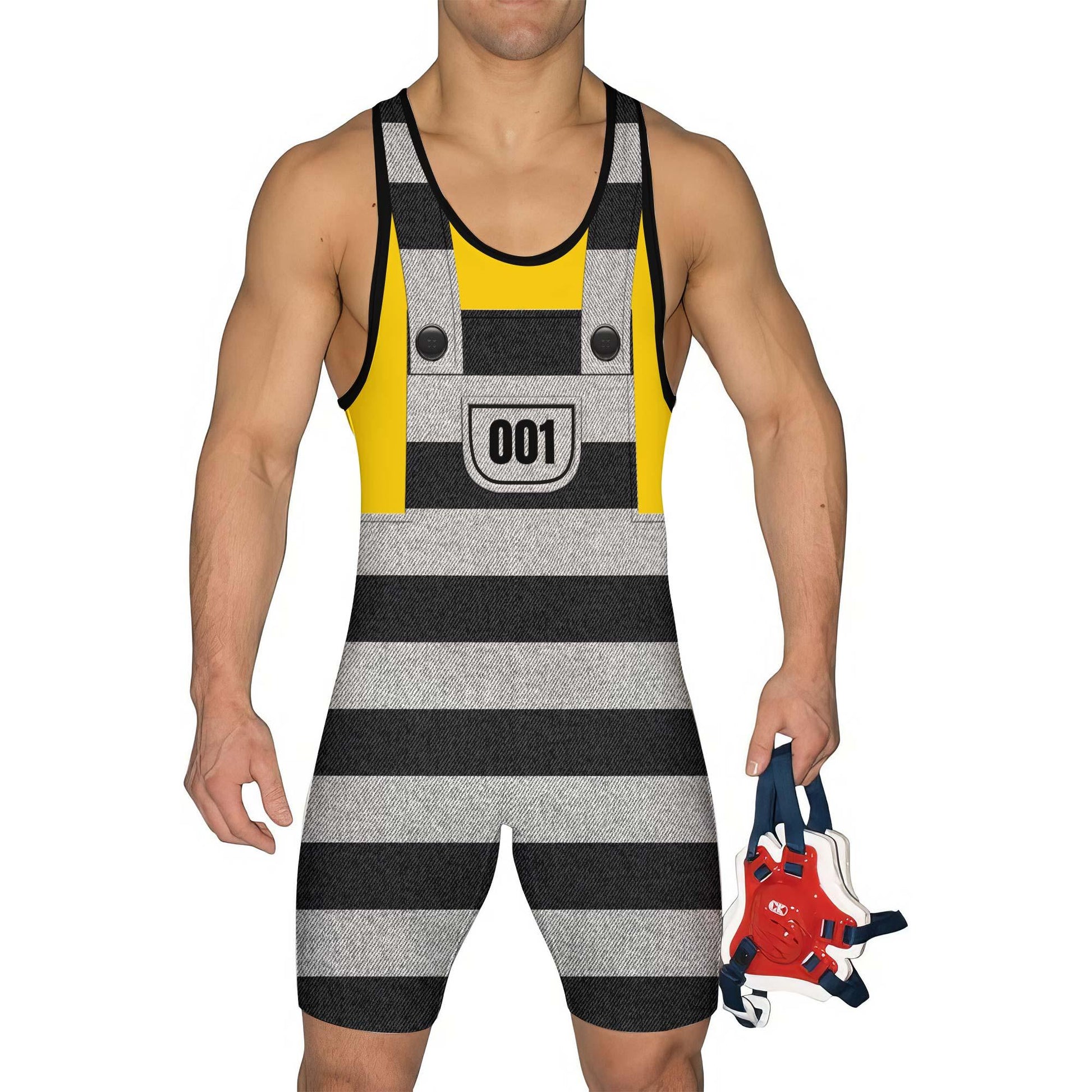 Despicable Me Prison Minion Wrestling Singlet