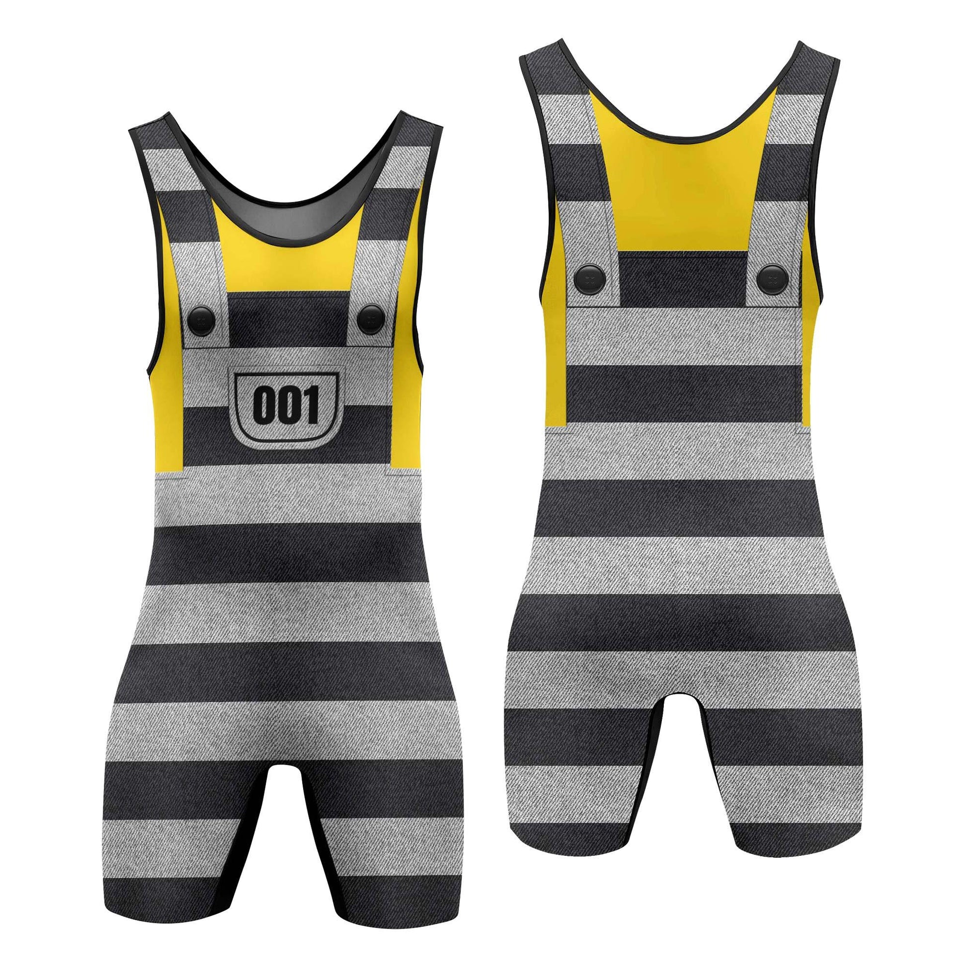 Despicable Me Prison Minion Wrestling Singlet