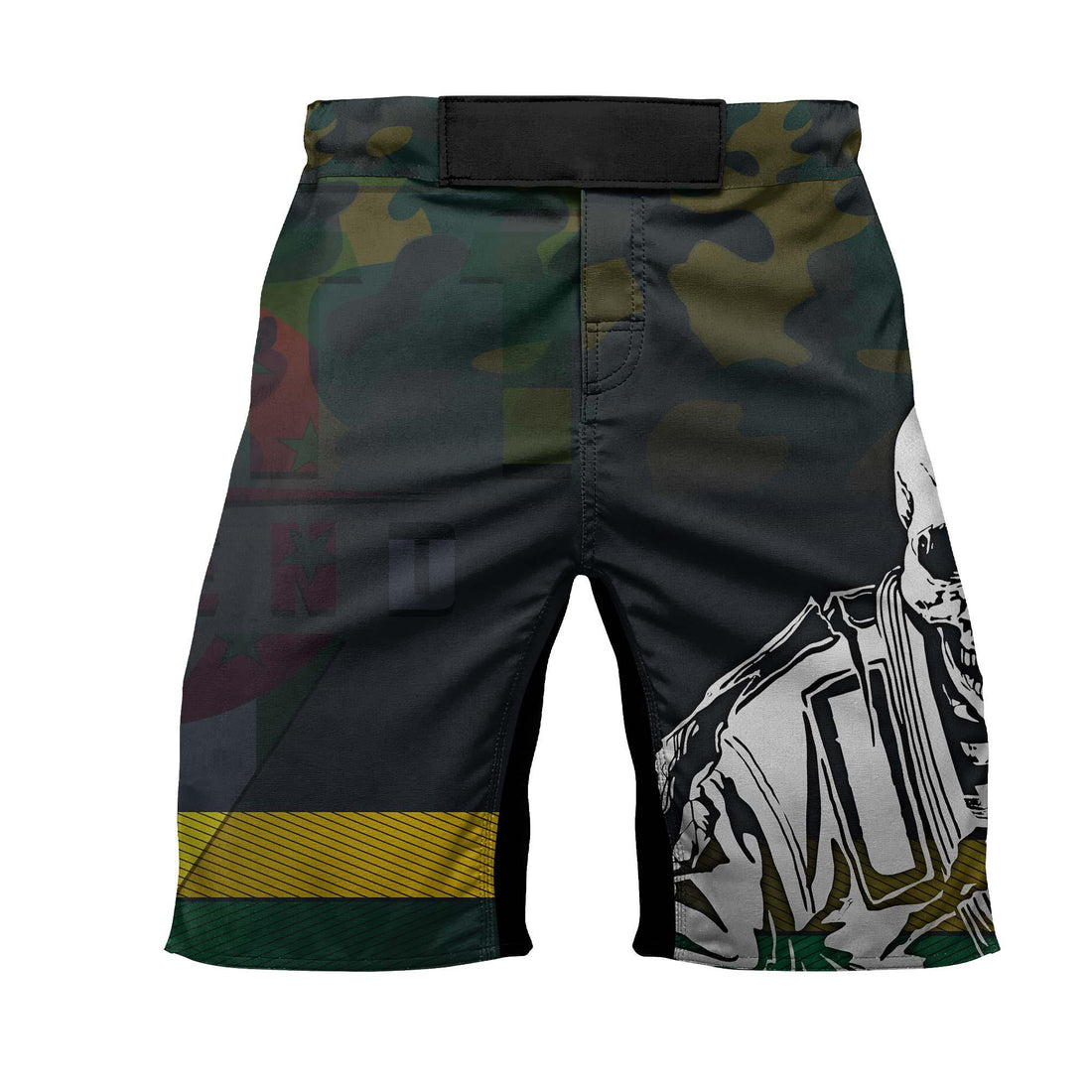 Dominica Skull Fighter Fight Shorts