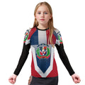 Dominican Republic Symbol Kids Rash Guard