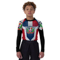 Dominican Republic Symbol Kids Rash Guard