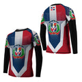 Dominican Republic Symbol Kids Rash Guard