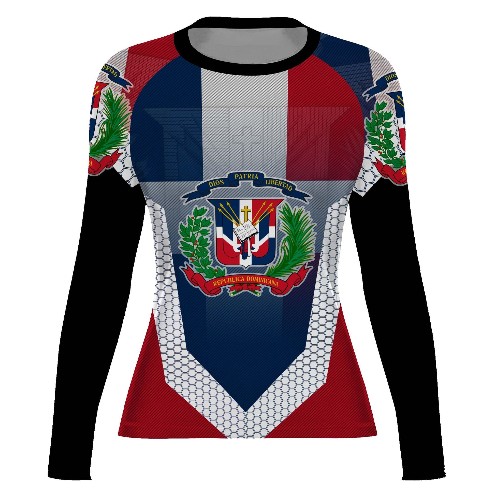 Dominican Republic Symbol Rash Guard