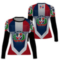 Dominican Republic Symbol Rash Guard