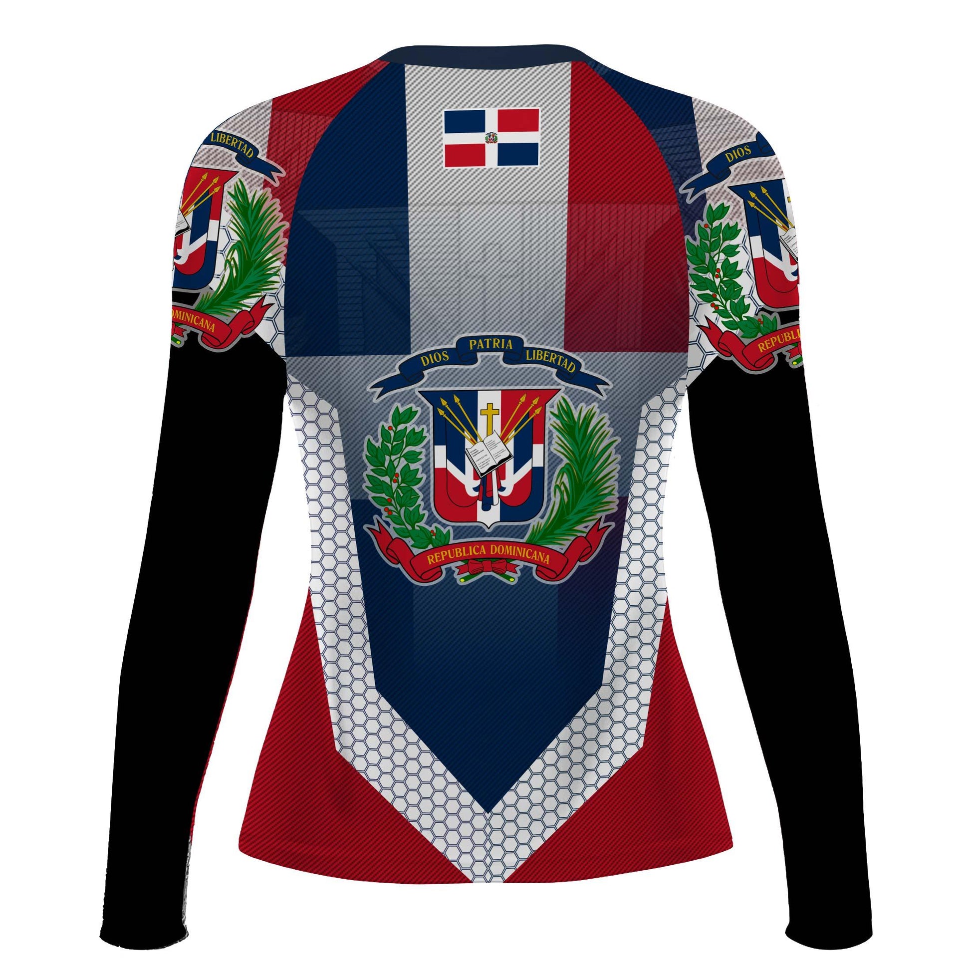 Dominican Republic Symbol Rash Guard
