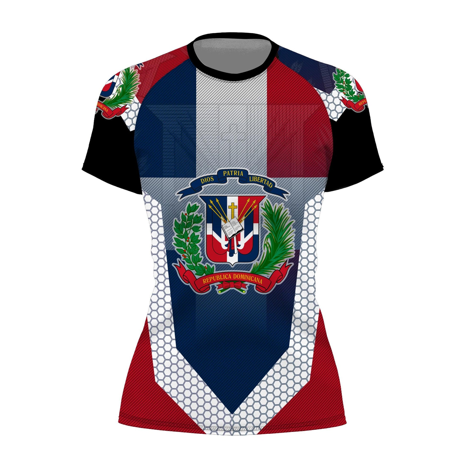 Dominican Republic Symbol Rash Guard
