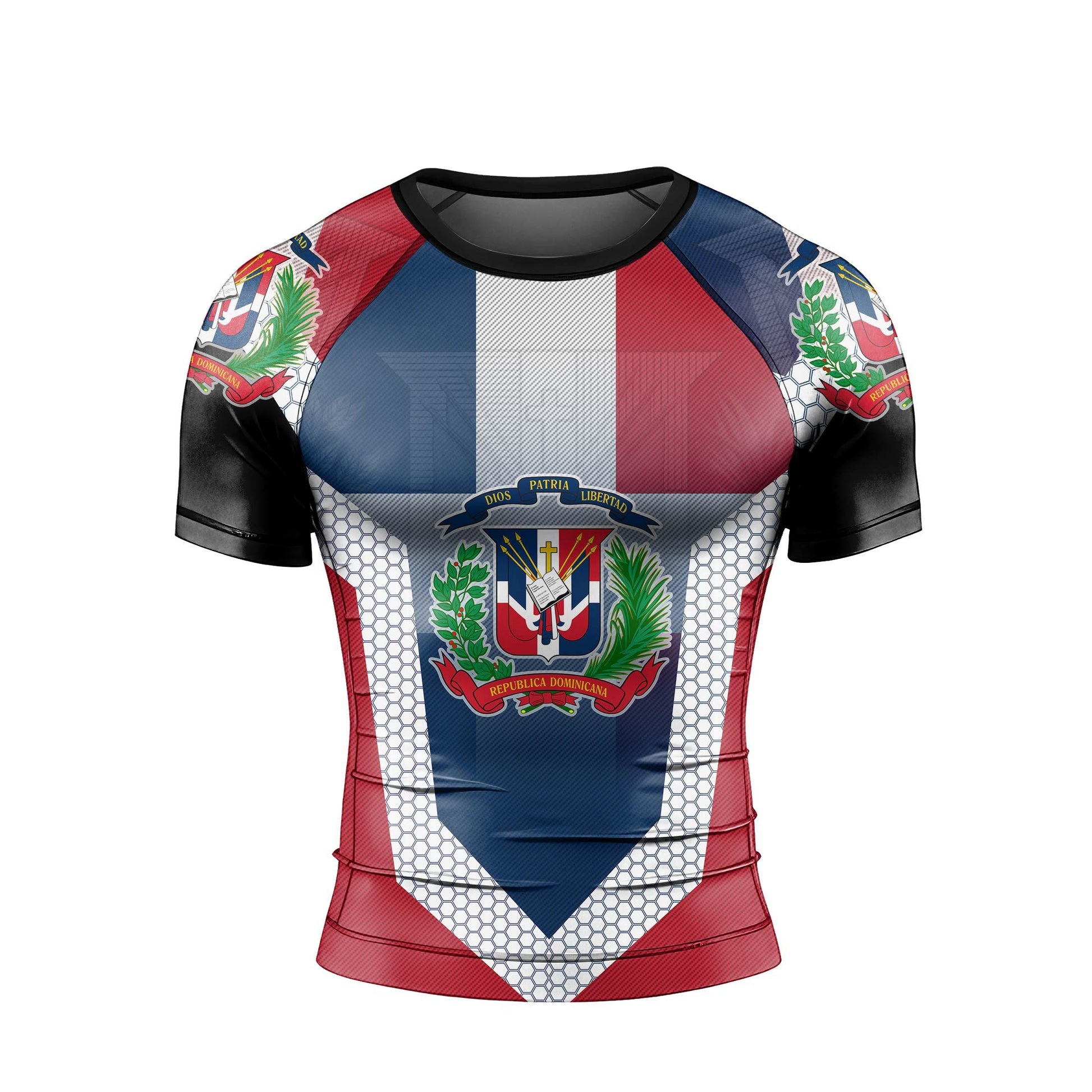 Dominican Republic Symbol Rash Guard