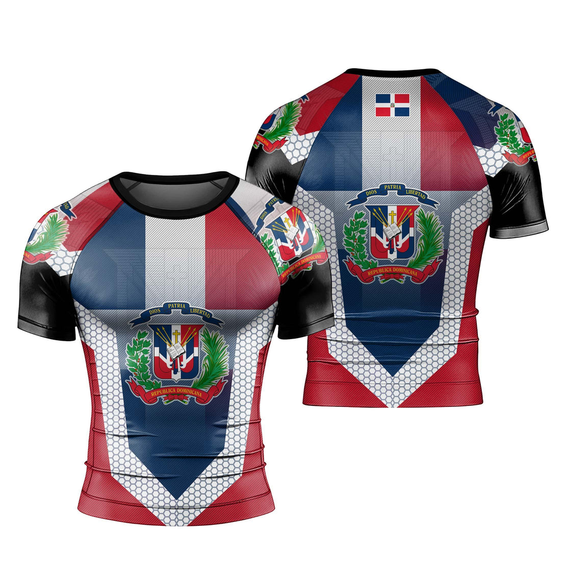 Dominican Republic Symbol Rash Guard