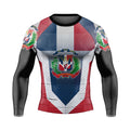 Dominican Republic Symbol Rash Guard