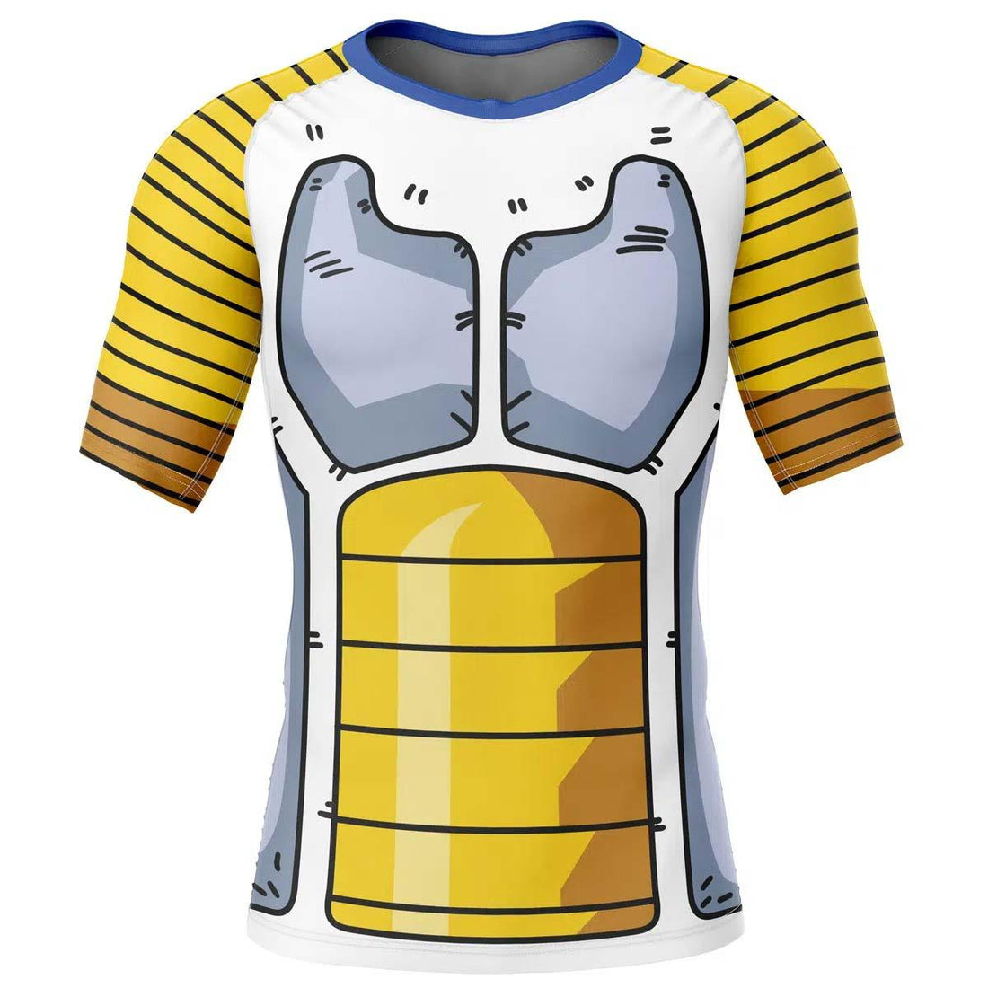Dragon Ball Saiyan Armor Short Sleeve Rash Guard