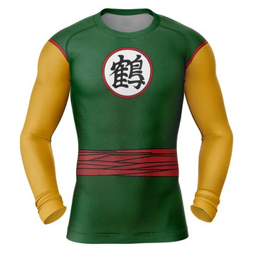 Dragon Ball Tenshinhan Suit Long Sleeve Rash Guard