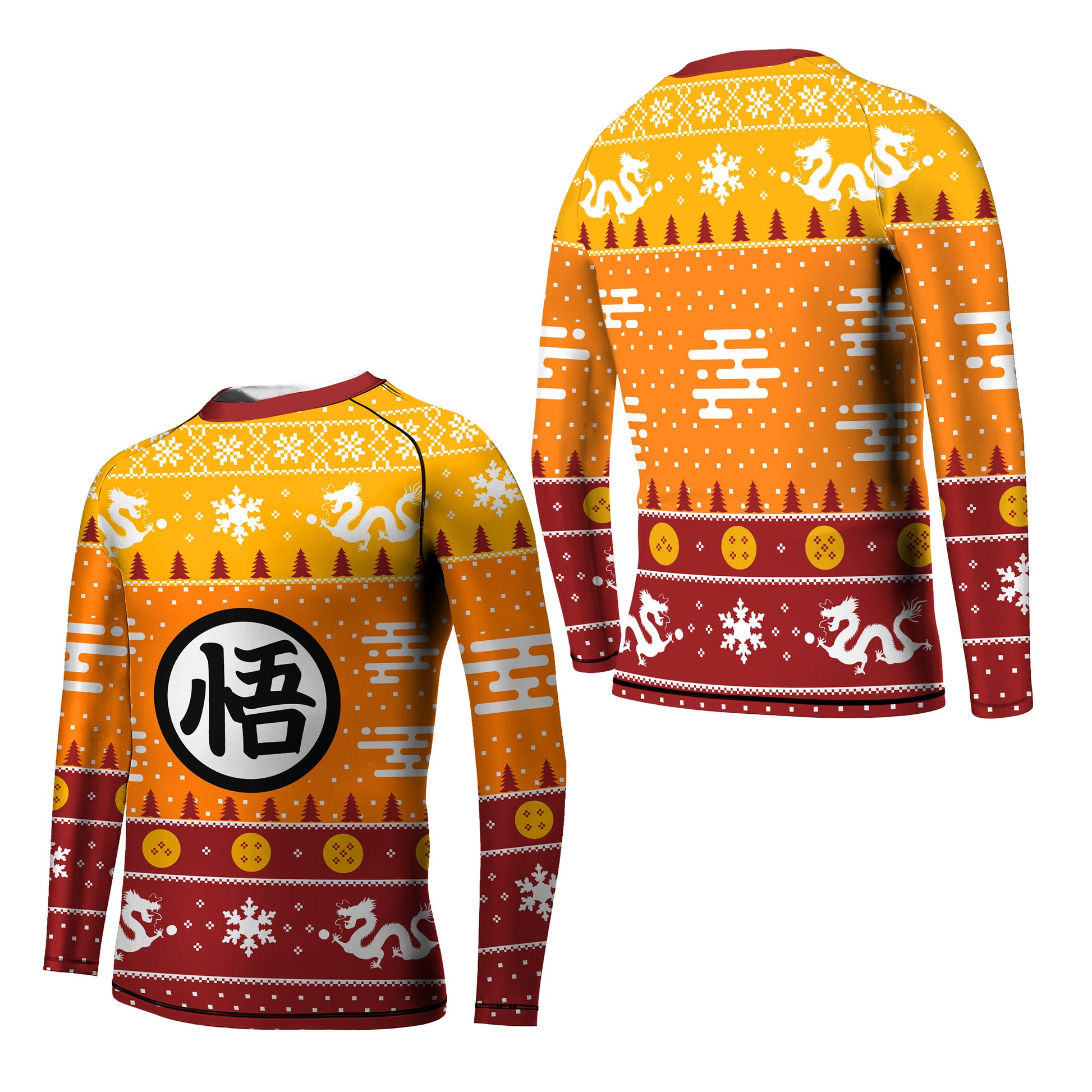 Dragonball Christmas Kids Rash Guard