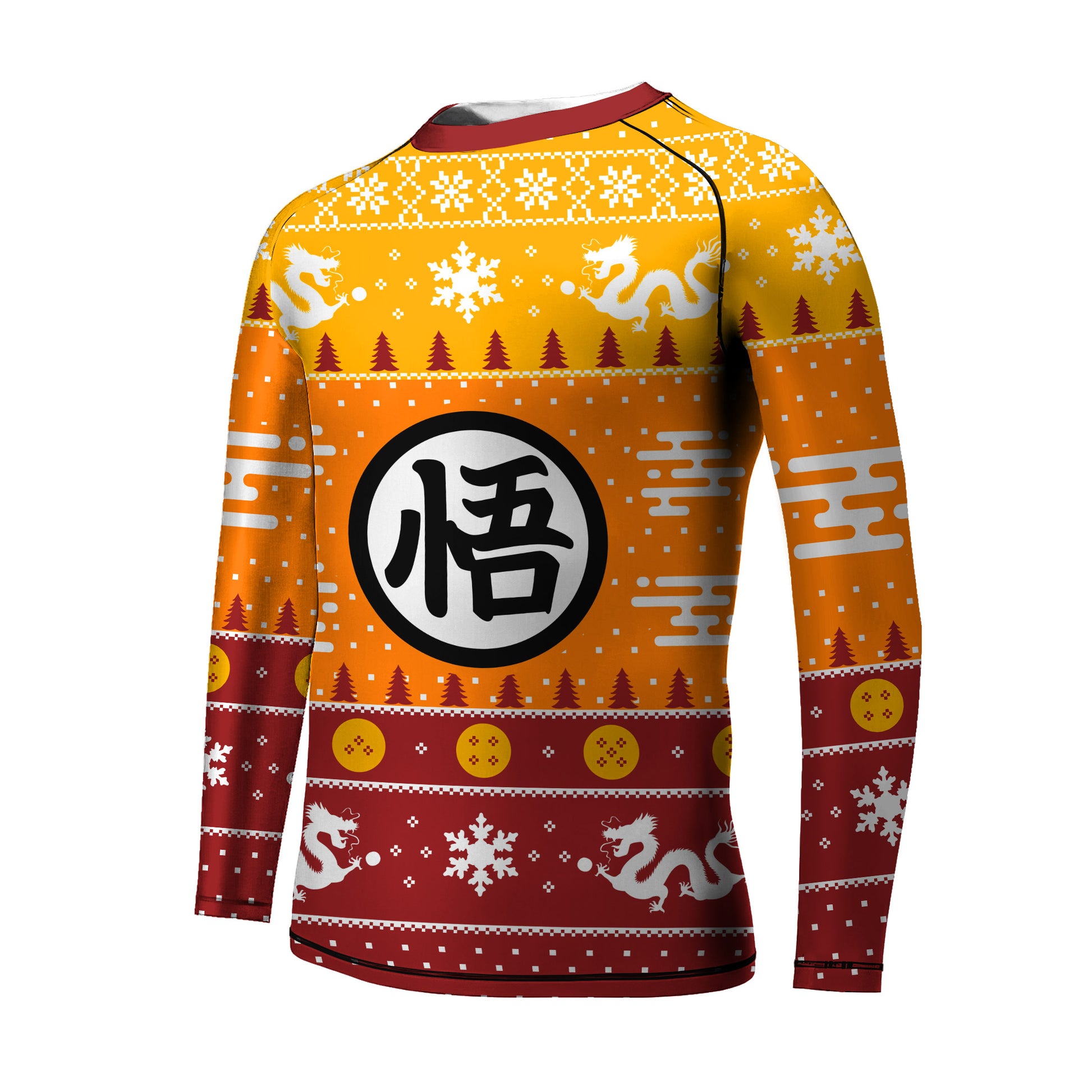Dragonball Christmas Kids Rash Guard