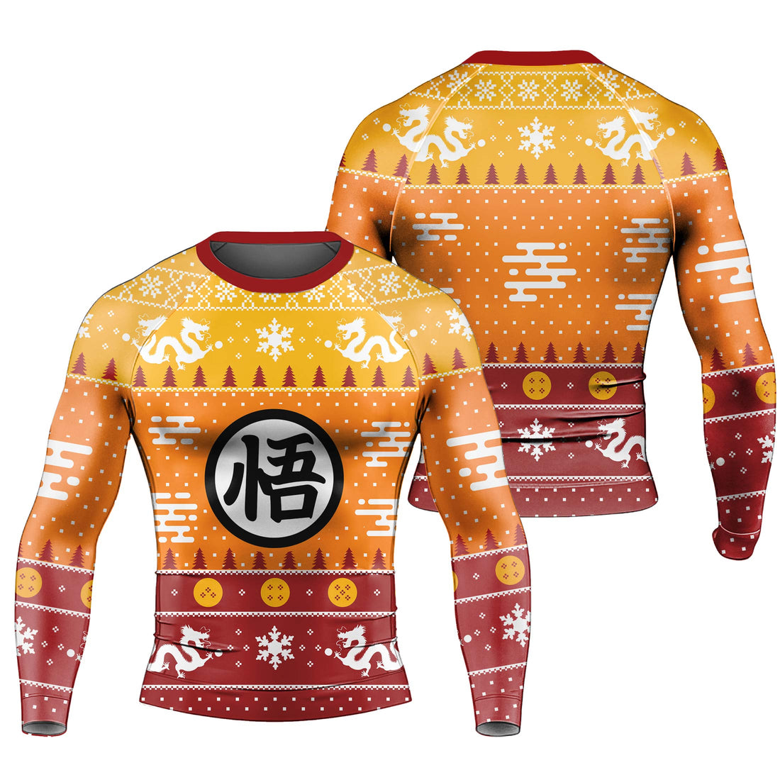 Dragonball Christmas Rash Guard