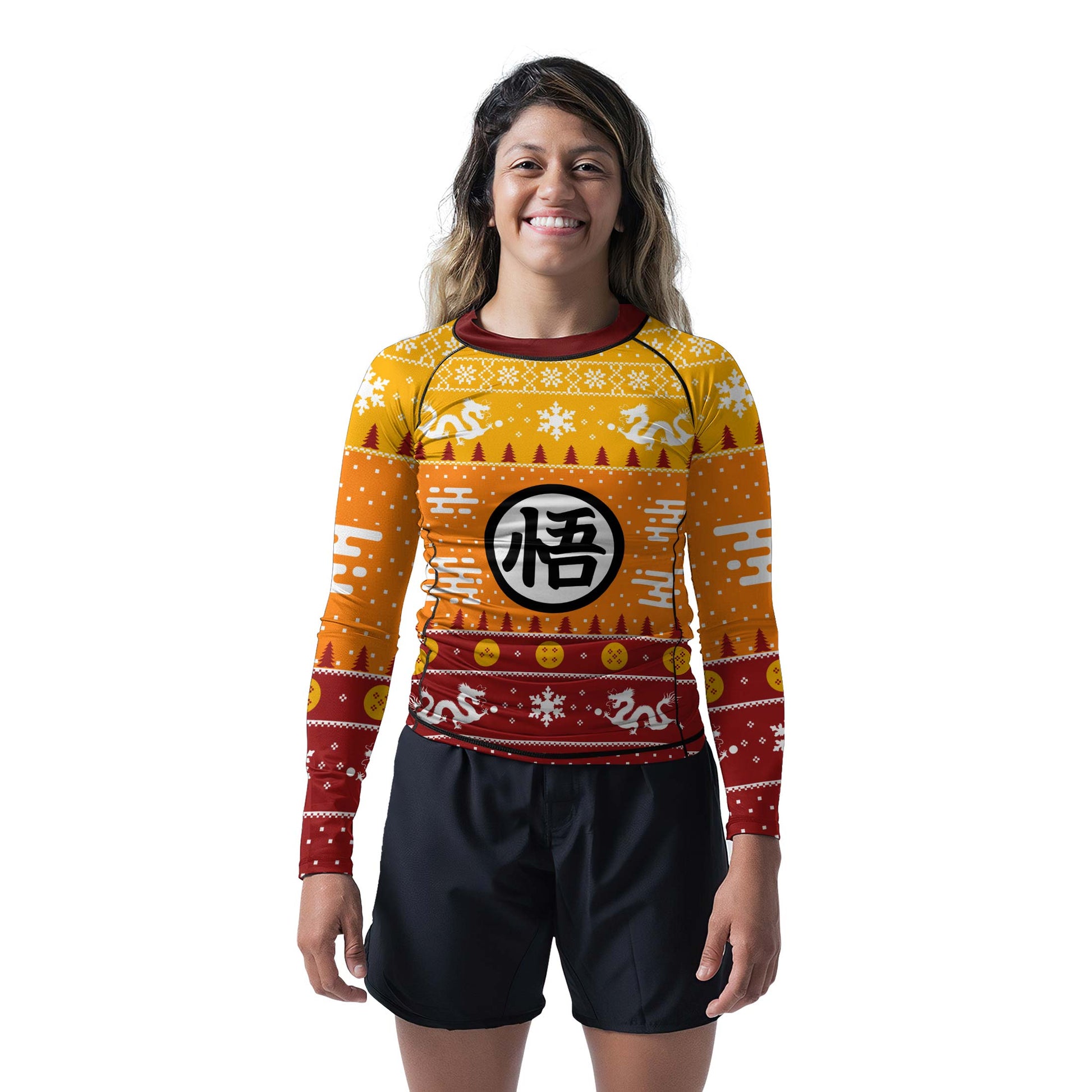 Dragonball Christmas Rash Guard