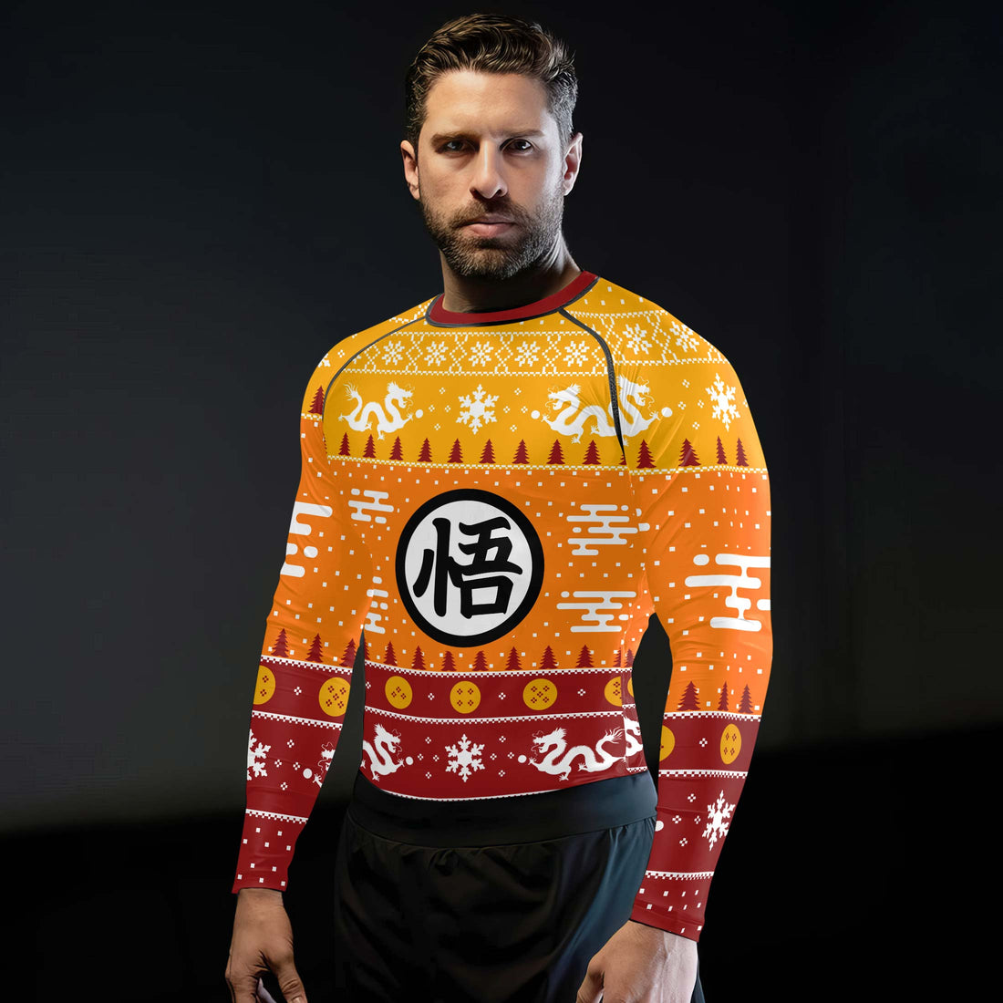 Dragonball Christmas Rash Guard