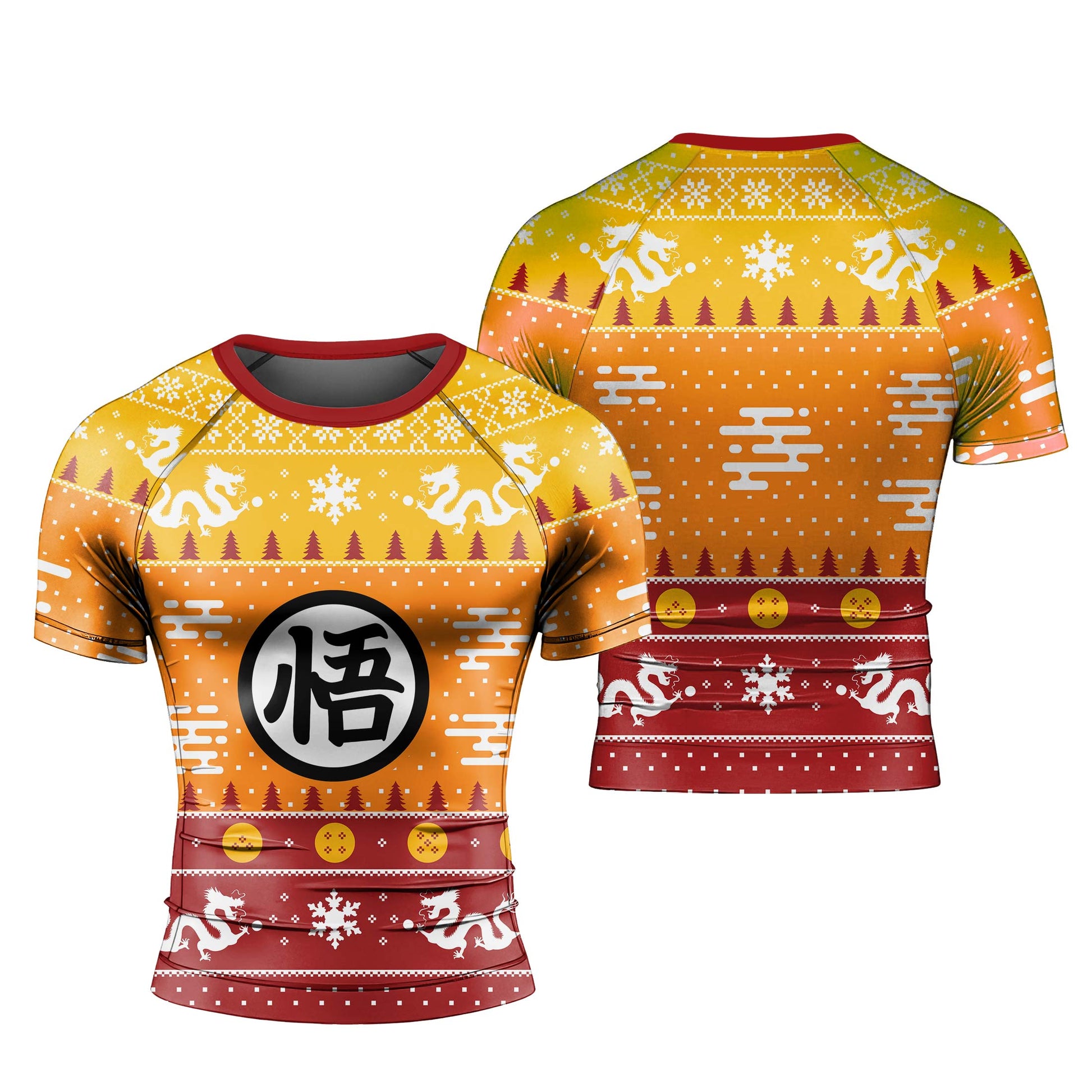 Dragonball Christmas Rash Guard