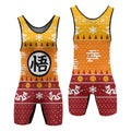 Dragonball Christmas Wrestling Singlet