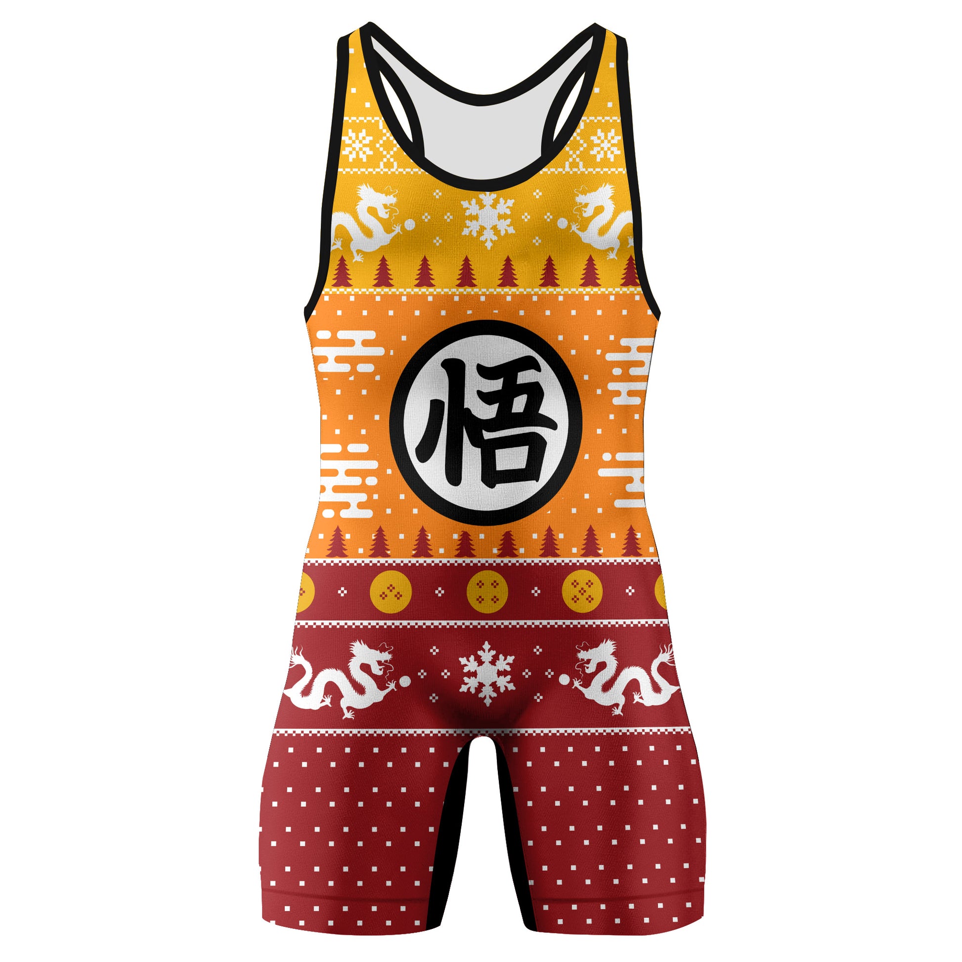 Dragonball Christmas Wrestling Singlet