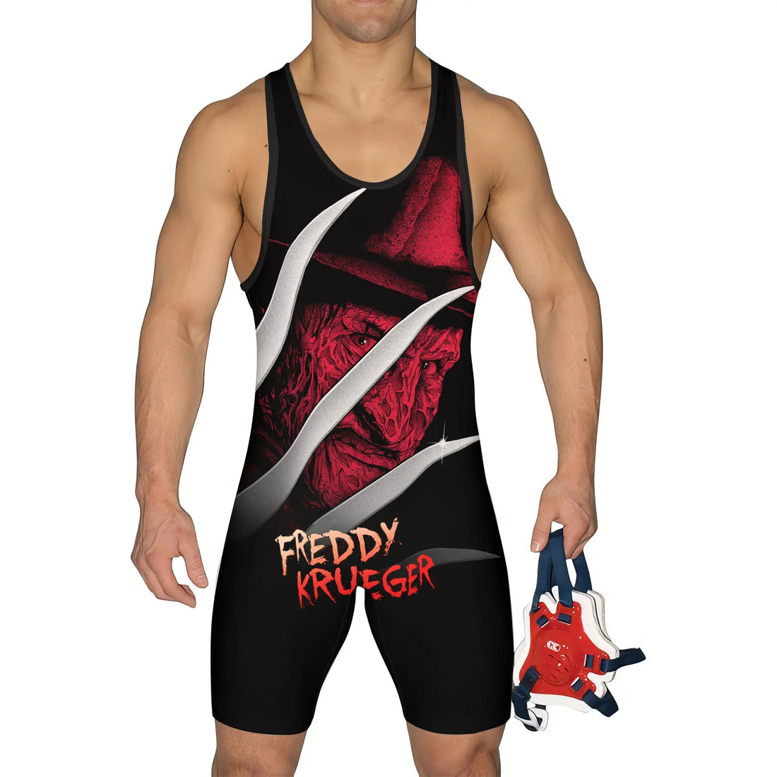 Dream Killer Freddy Krueger Wrestling Singlet