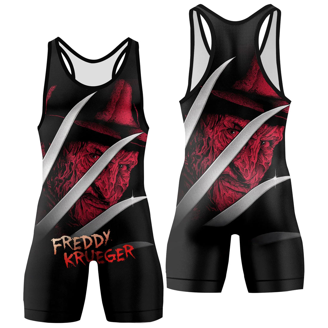 Dream Killer Freddy Krueger Wrestling Singlet