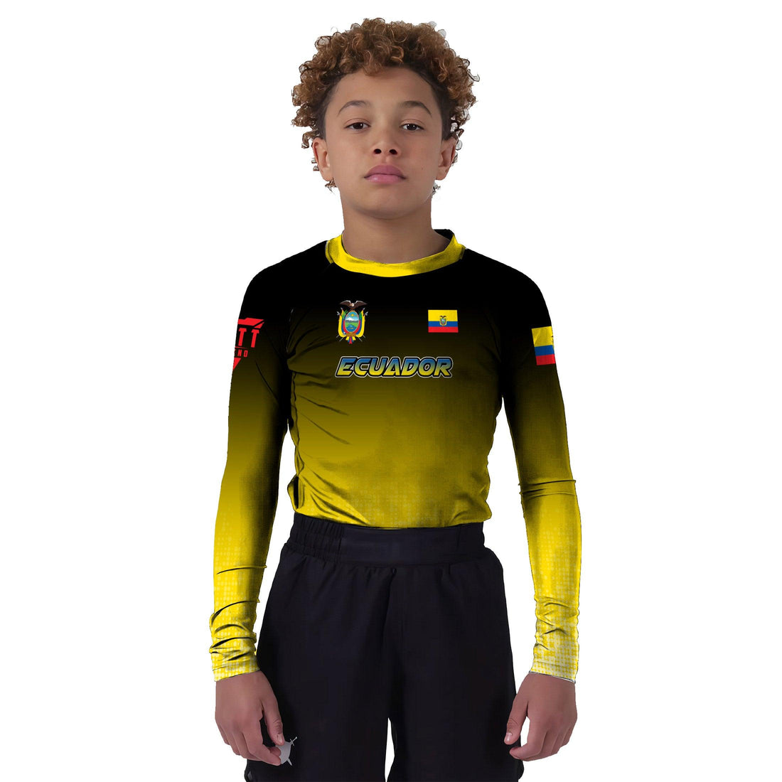 Ecuador Halftone Kids Rash Guard