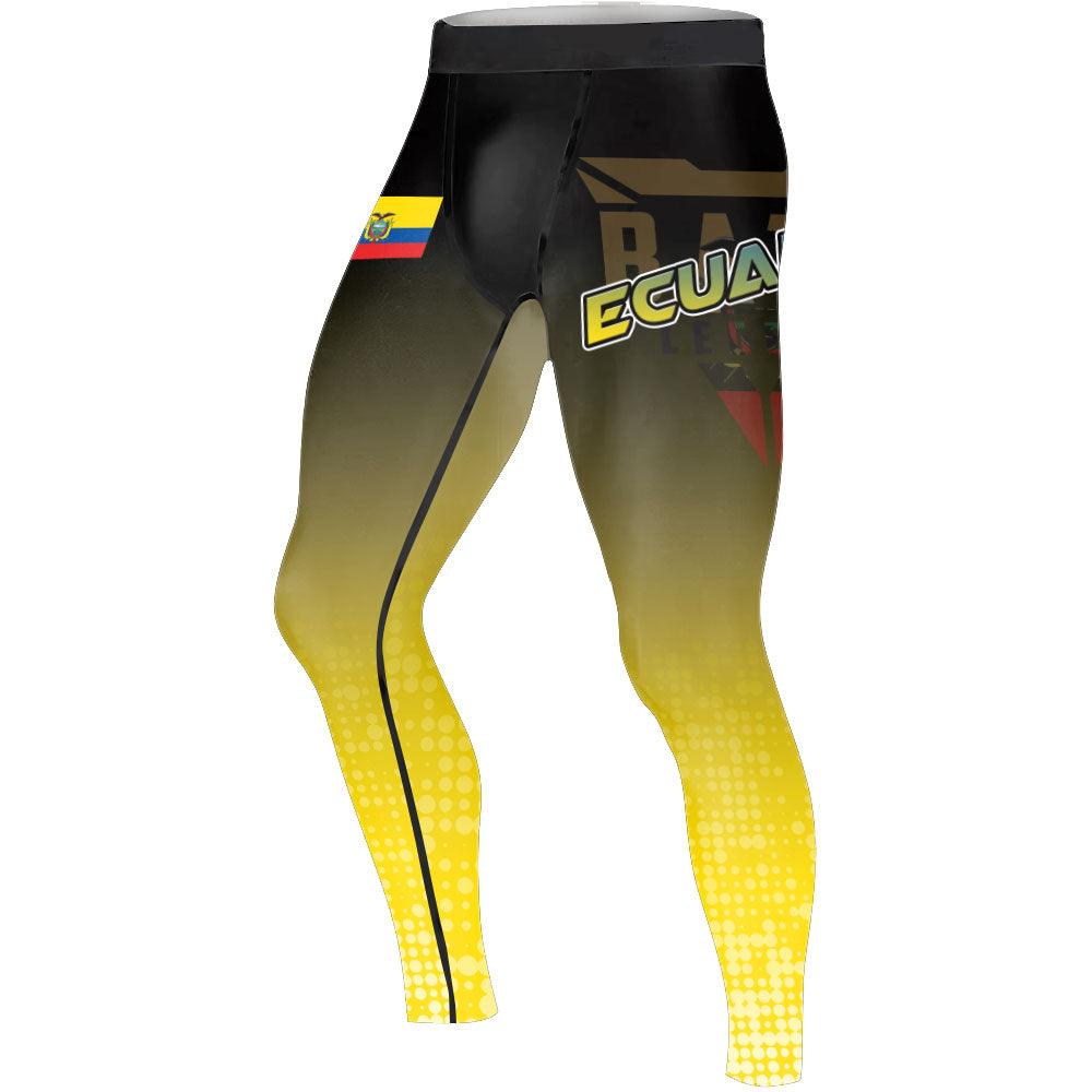 Ecuador Halftone Men's Compression Leggings