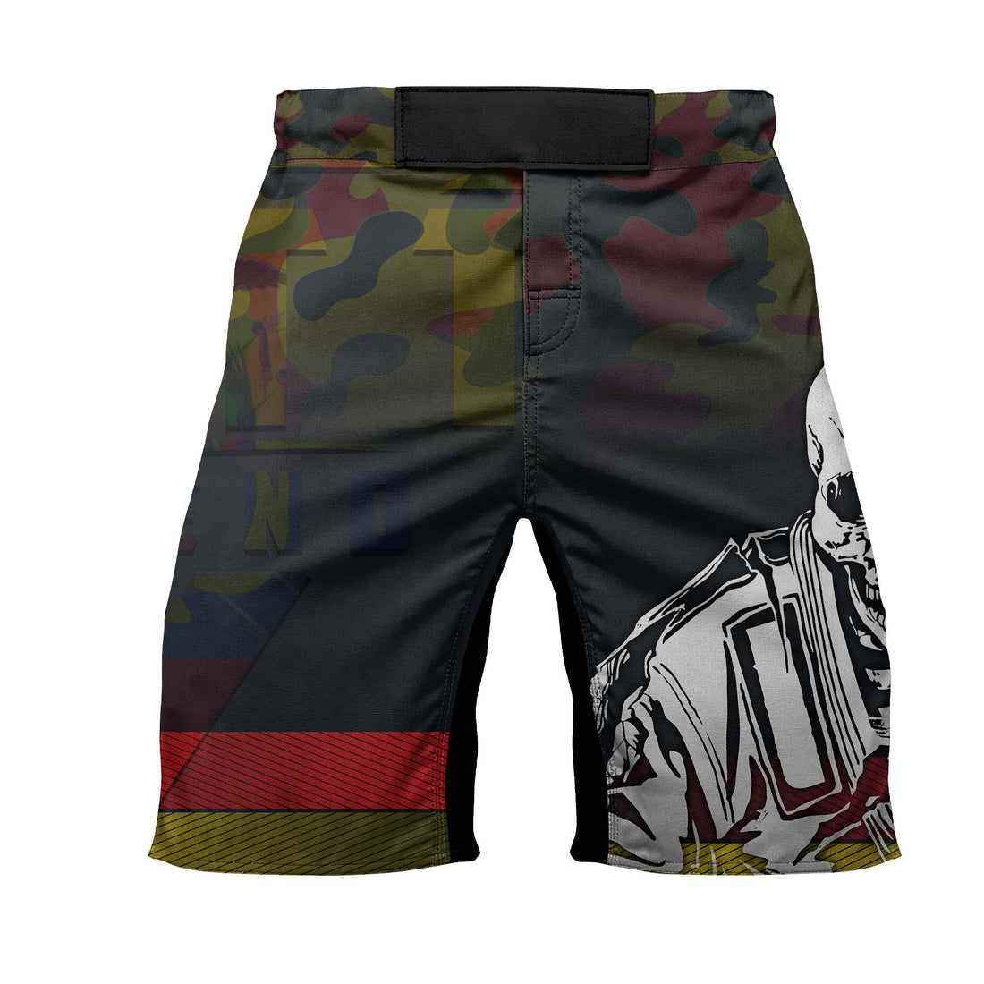 Ecuador Skull Fighter Fight Shorts