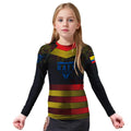 Ecuador Skull Fighter Kids Rash Guard
