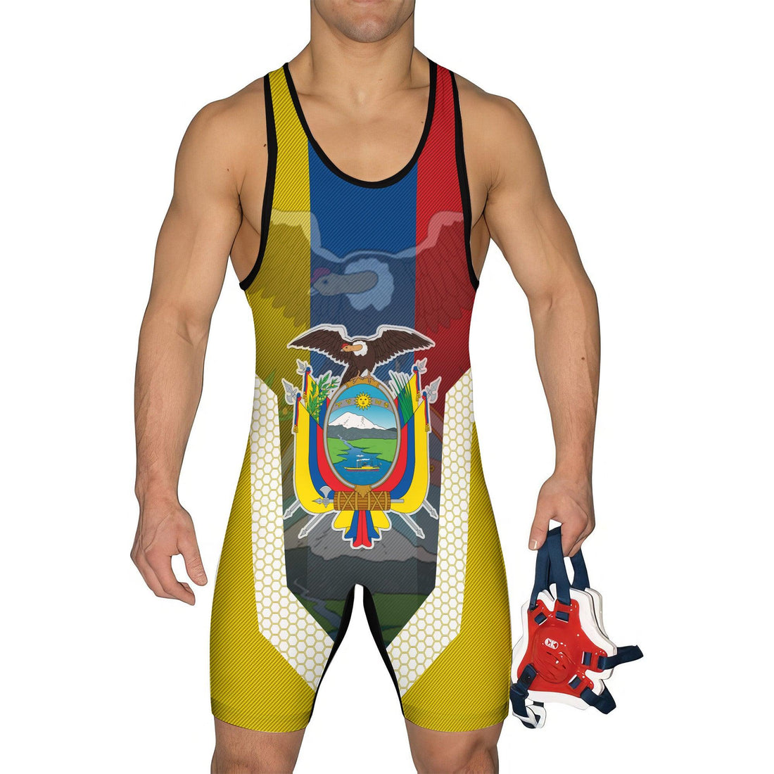 Ecuador Symbol Wrestling Singlet
