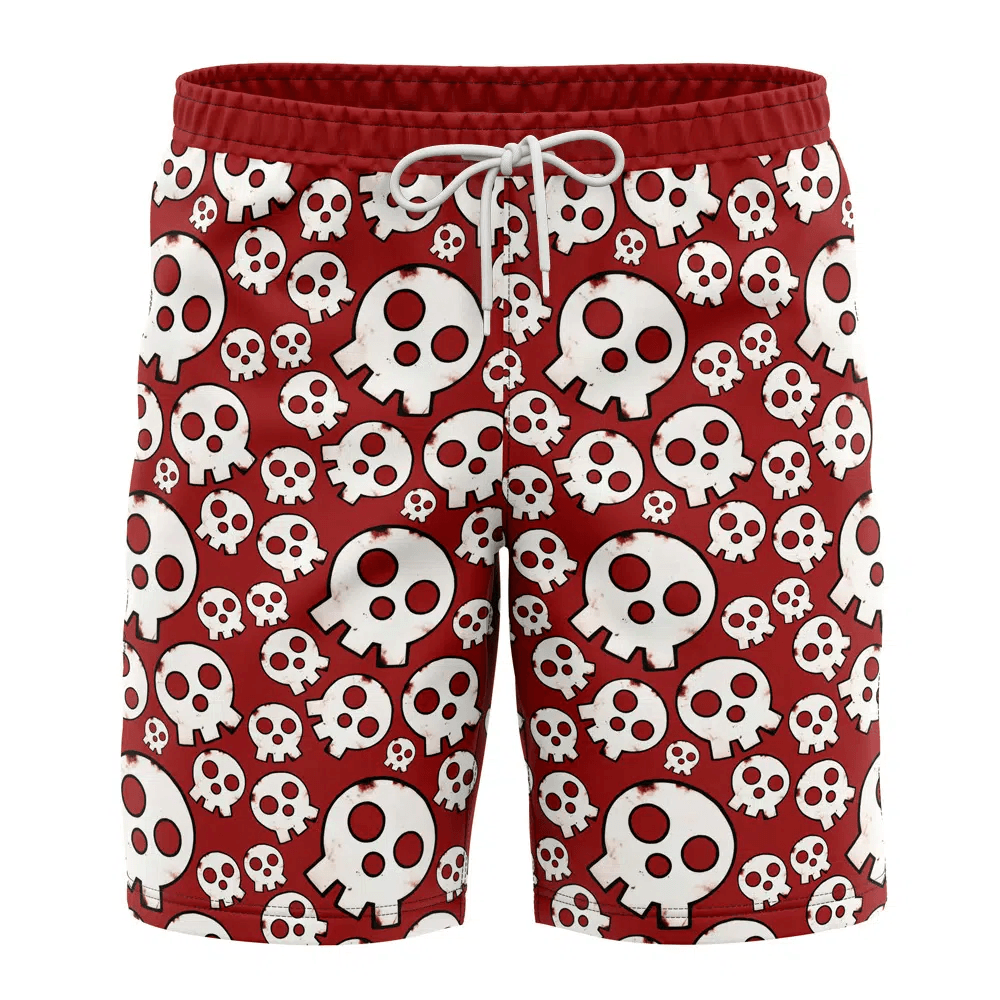Fire Force Skull Swim Trunks