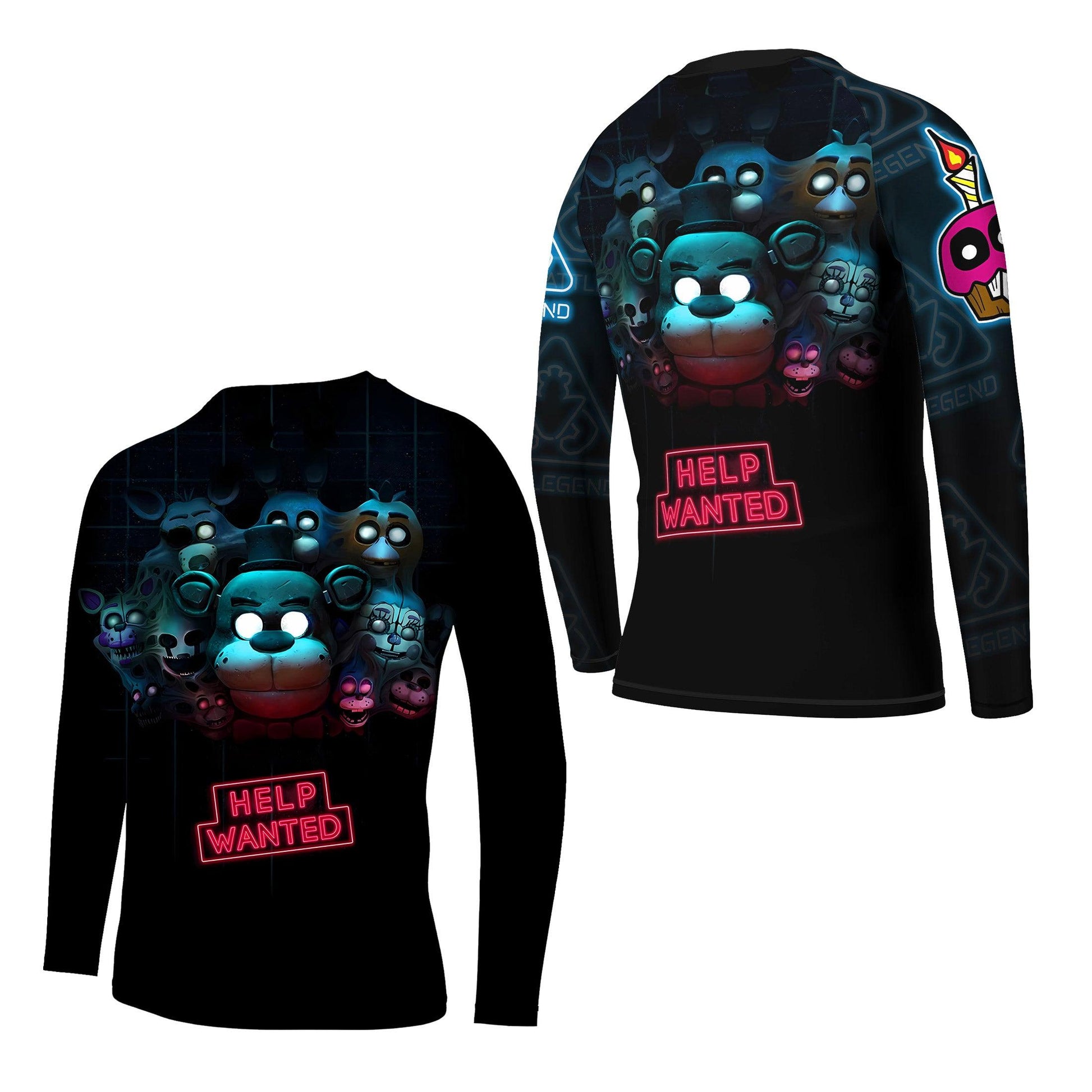 Five Nights at Freddy's Kids Rash Guard