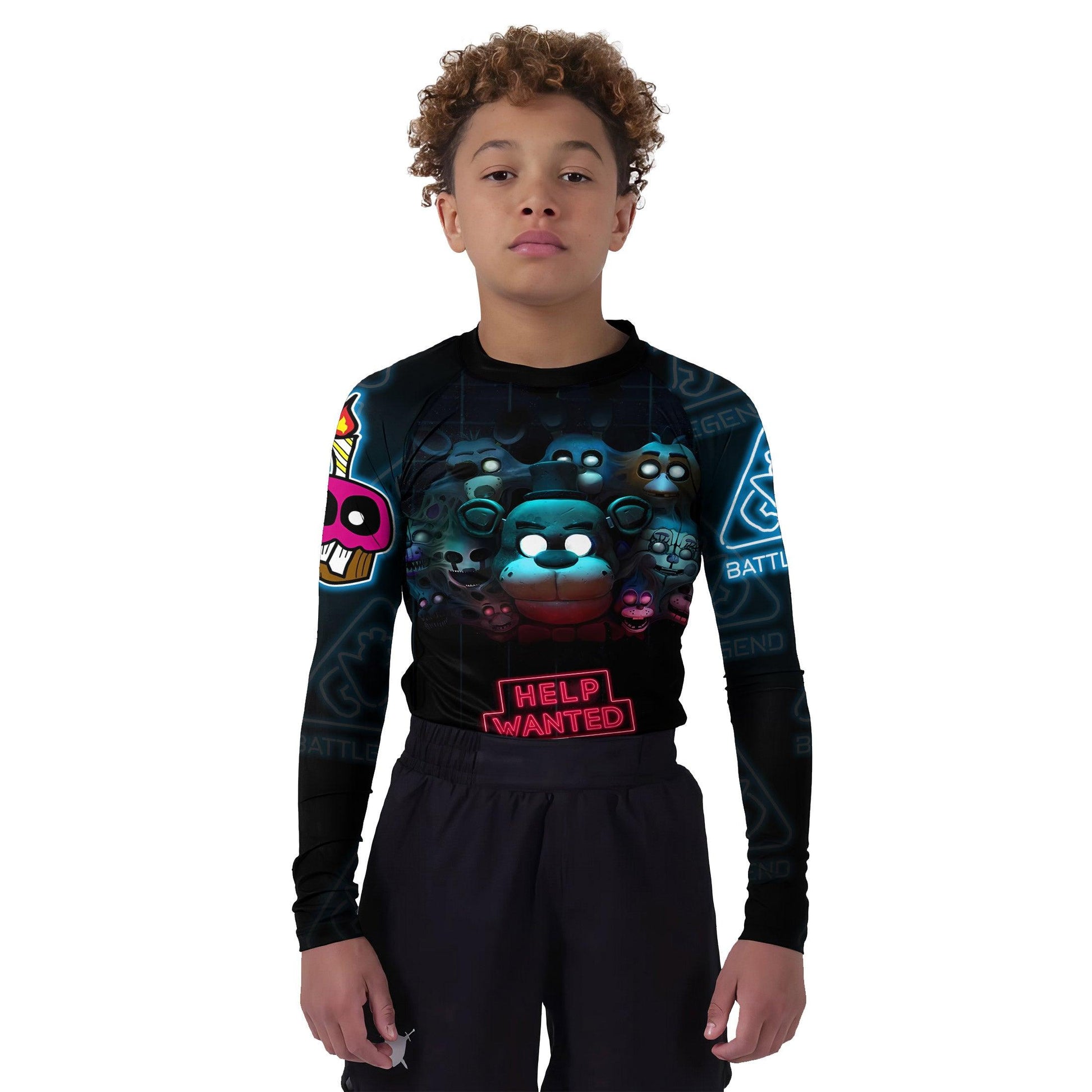 Five Nights at Freddy's Kids Rash Guard