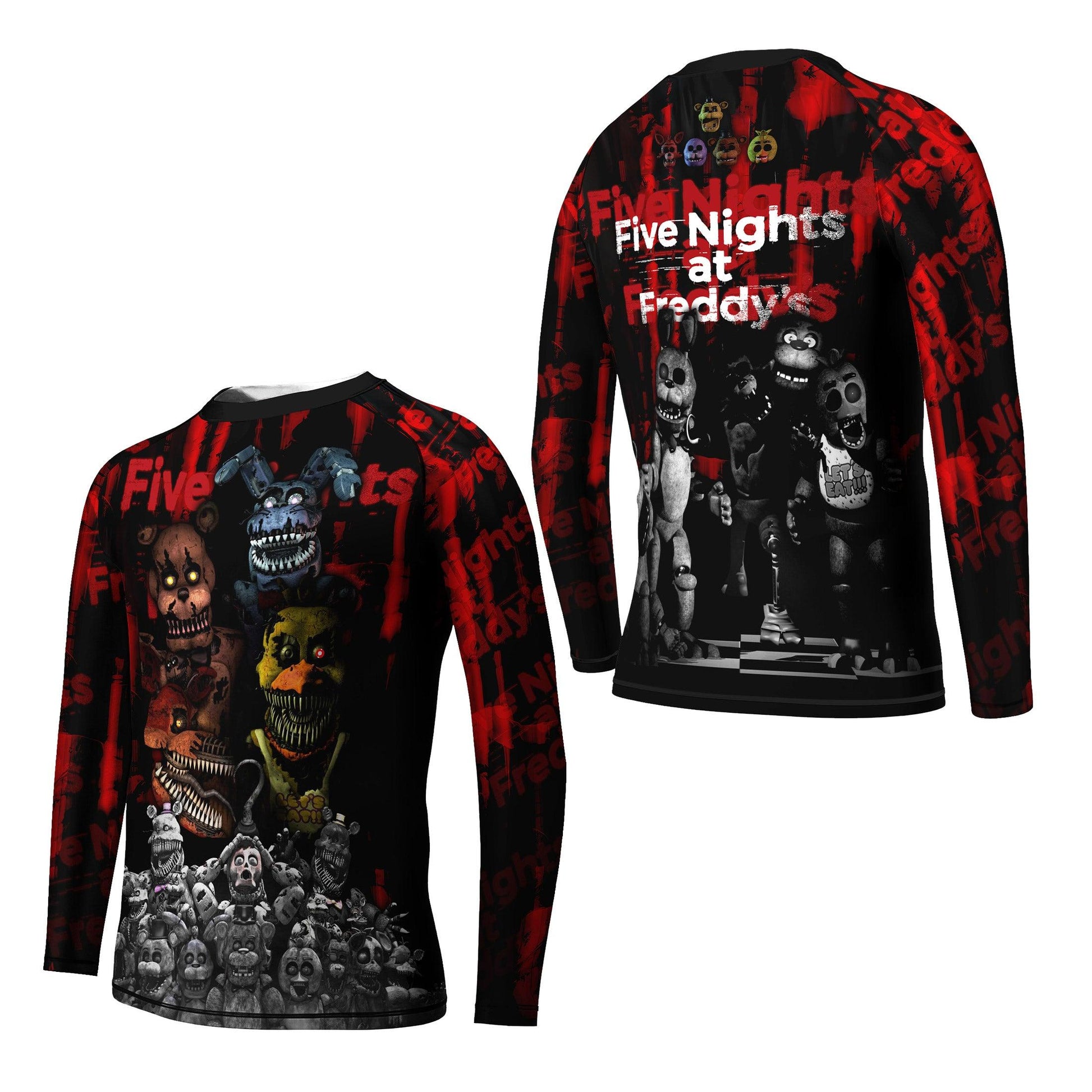 Five Nights at Freddy's Terror Crew Kids Rash Guard