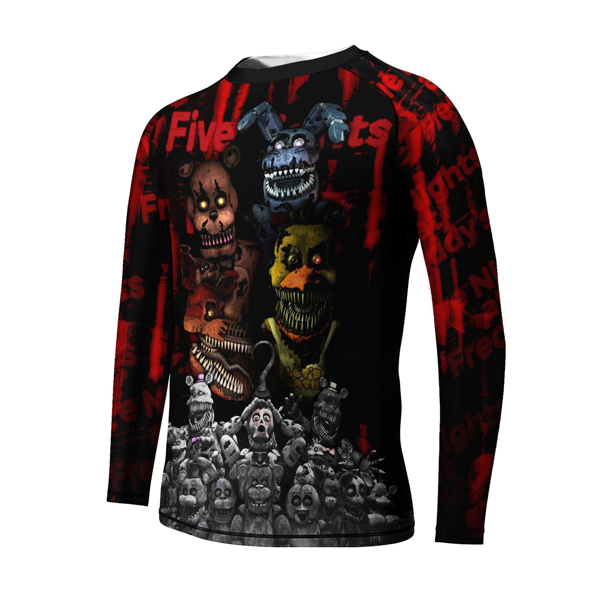 Five Nights at Freddy's Terror Crew Kids Rash Guard