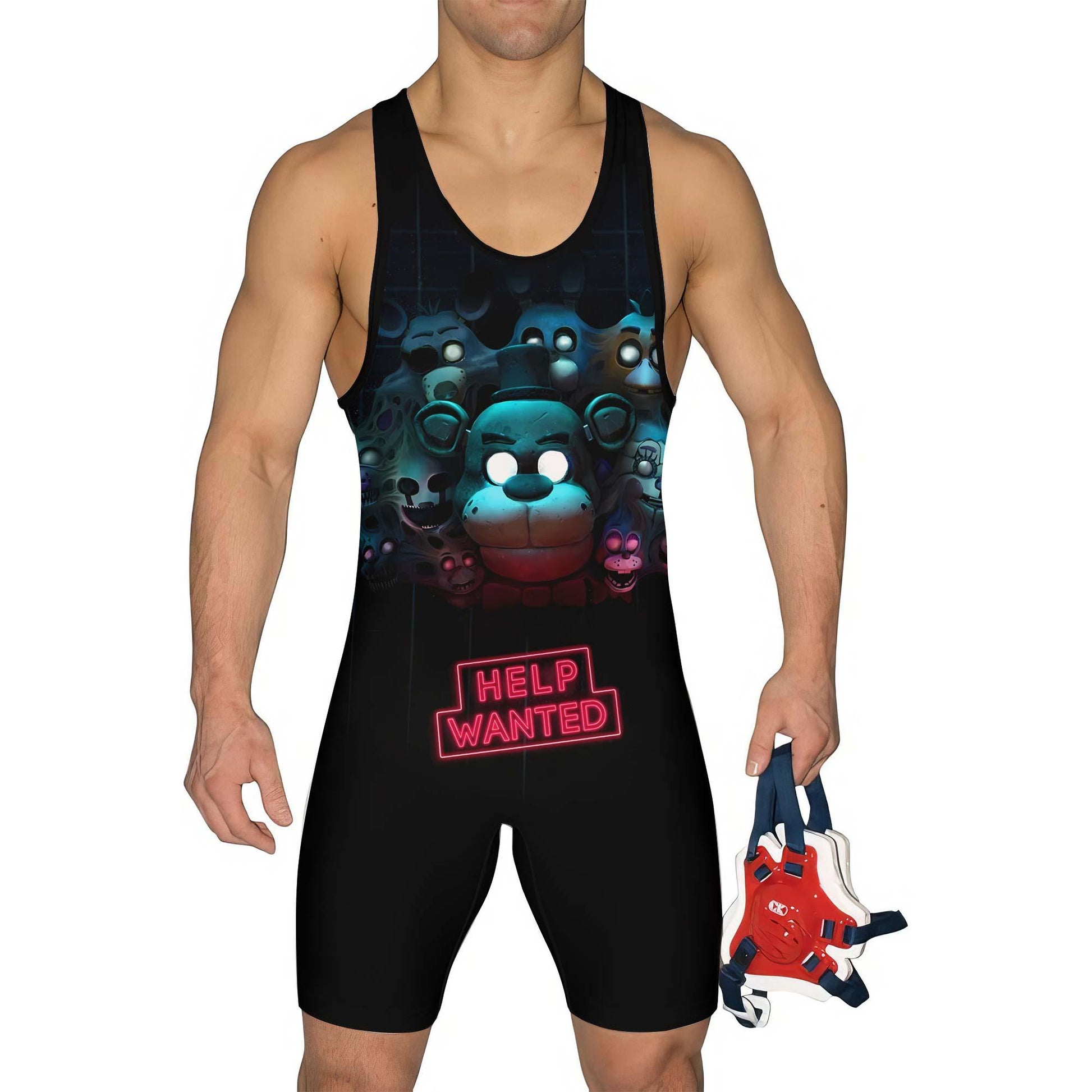 Five Nights at Freddy's Wrestling Singlet